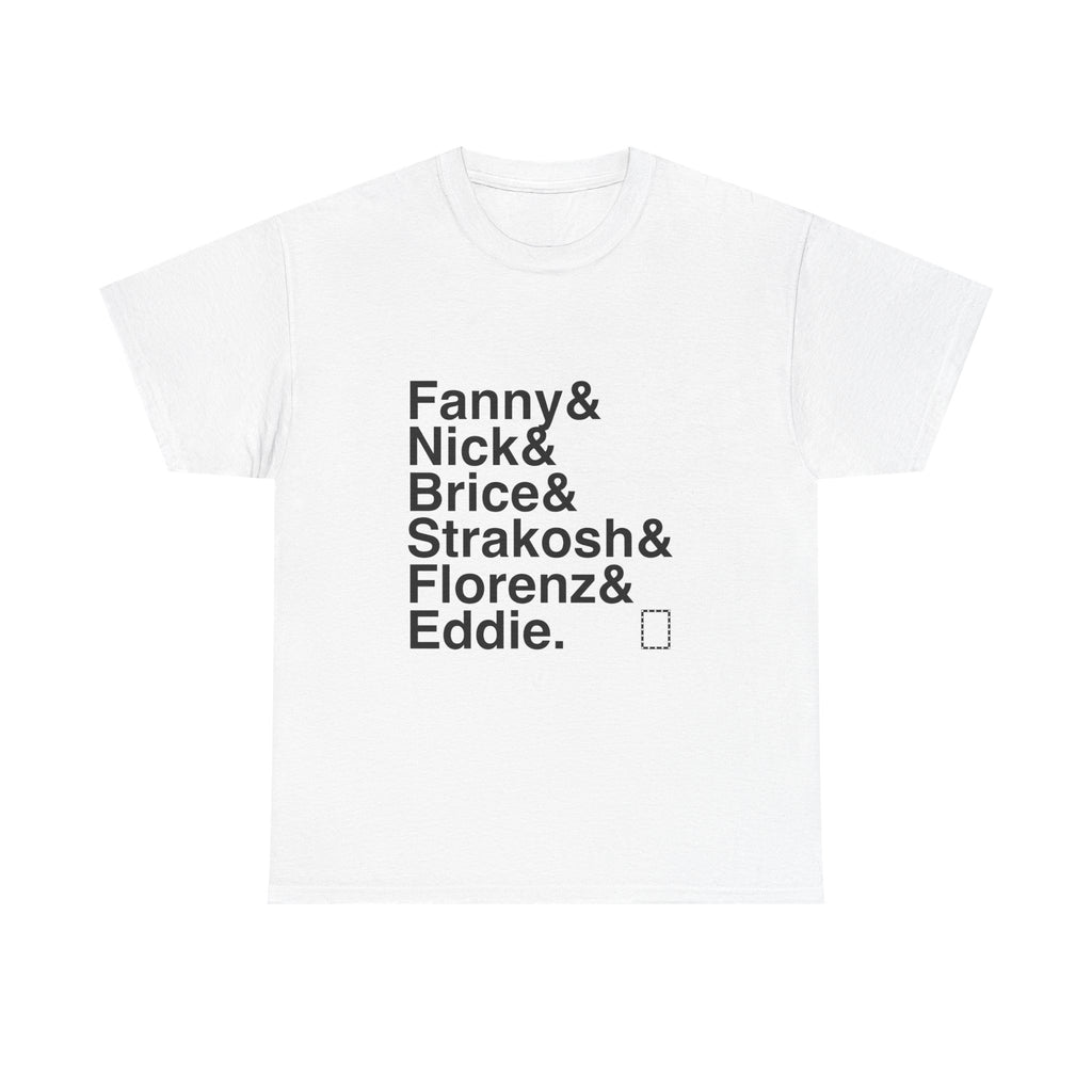 Funny Girl T-Shirt - Fanny Brice, Nick Arnstein Names List Tee | Don't Rain on My Parade Broadway Musical Gift