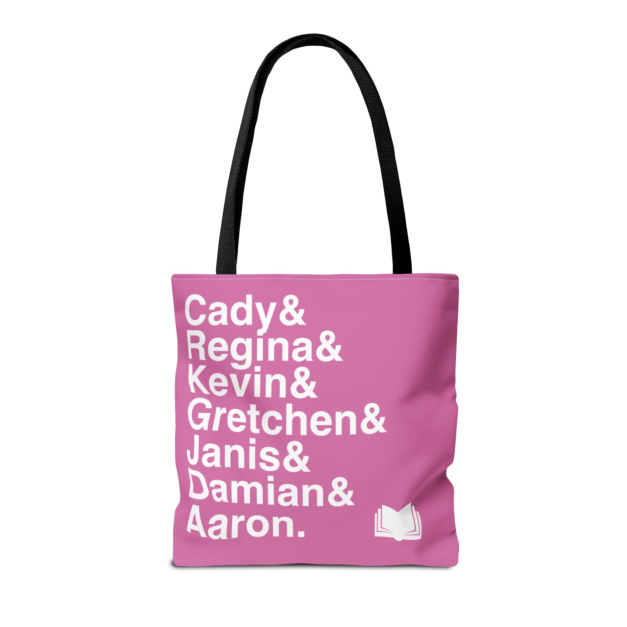 Mean Girls Tote Bag - The Plastics, Cady Heron Names List Bag | On Wednesdays We Wear Pink Broadway Musical Gift