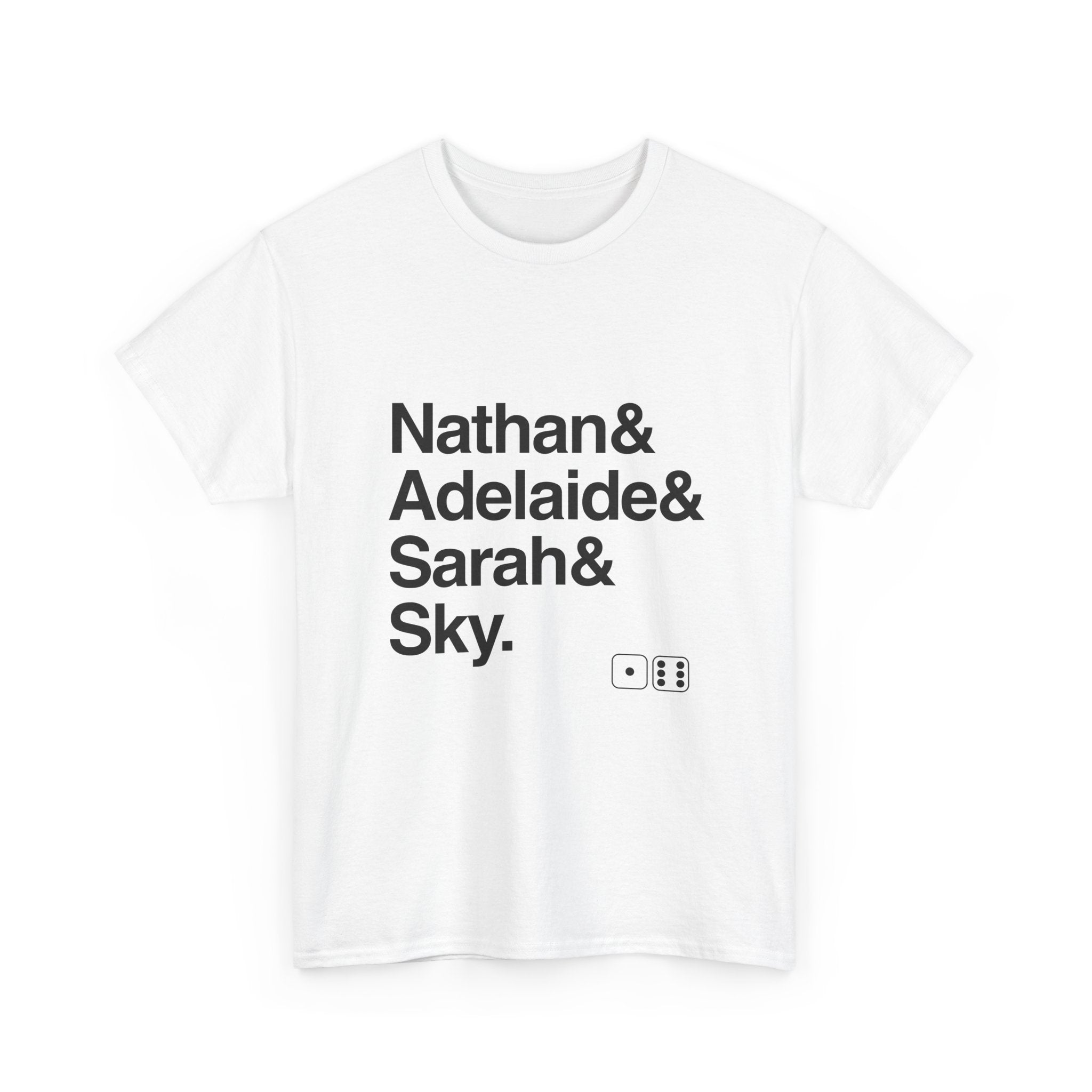 Guys and Dolls T-Shirt - Sky Masterson, Sarah Brown Names List Tee | Runyonland Broadway Musical Gift, Sit Down You're Rockin'