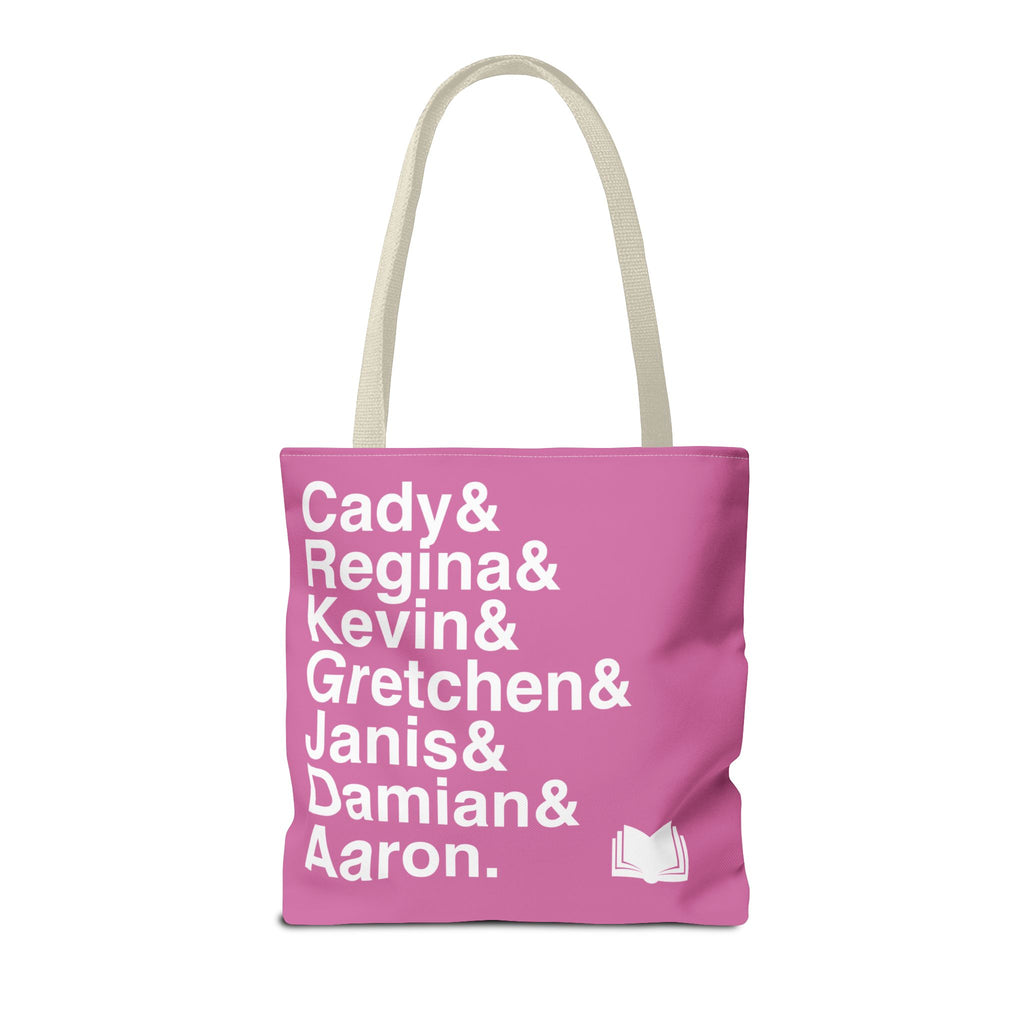 Mean Girls Tote Bag - The Plastics, Cady Heron Names List Bag | On Wednesdays We Wear Pink Broadway Musical Gift