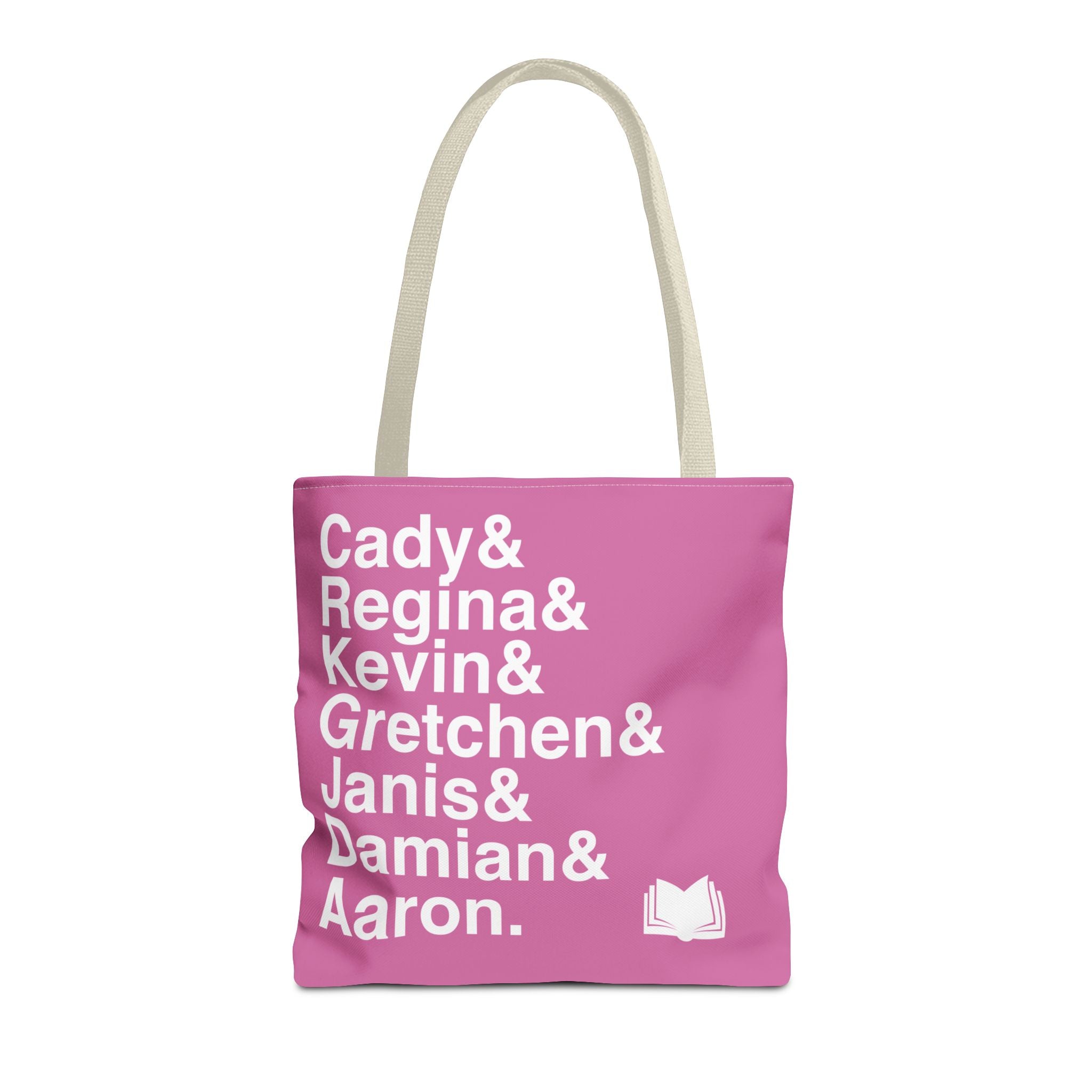 Mean Girls Tote Bag - The Plastics, Cady Heron Names List Bag | On Wednesdays We Wear Pink Broadway Musical Gift