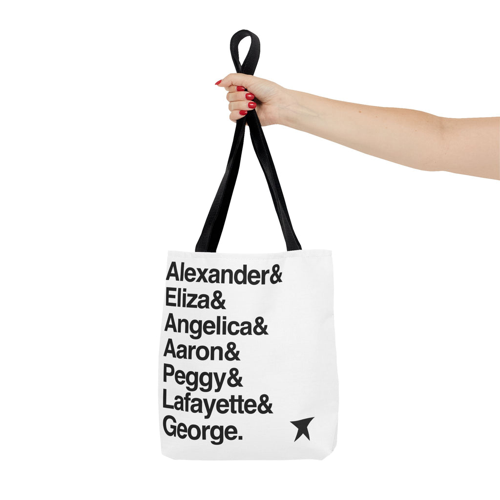 Hamilton Tote Bag - Alexander Hamilton, My Shot Names List Bag | Lin-Manuel Miranda Broadway Musical Gift, History Fan