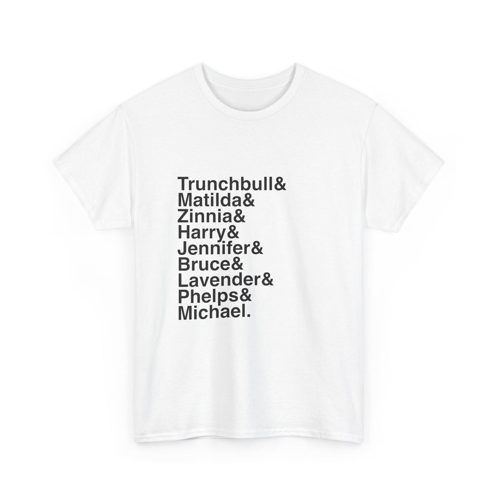 Matilda T-Shirt - Miss Honey, Miss Trunchbull Names List Tee | Naughty Roald Dahl Broadway Musical Gift, Theatre Kid