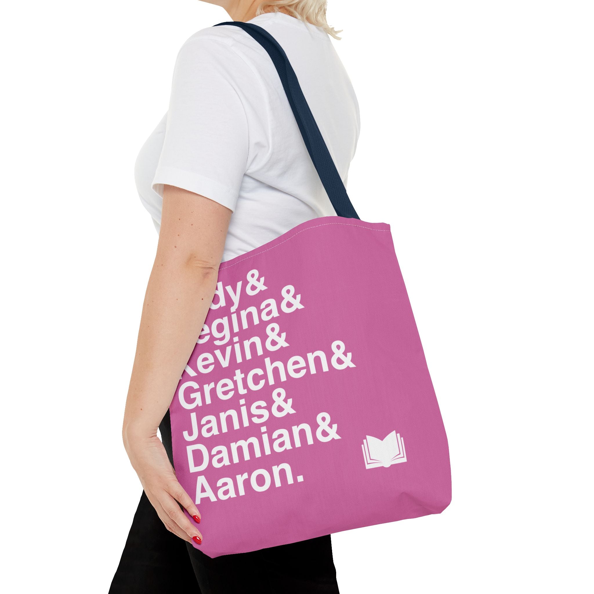 Mean Girls Tote Bag - The Plastics, Cady Heron Names List Bag | On Wednesdays We Wear Pink Broadway Musical Gift