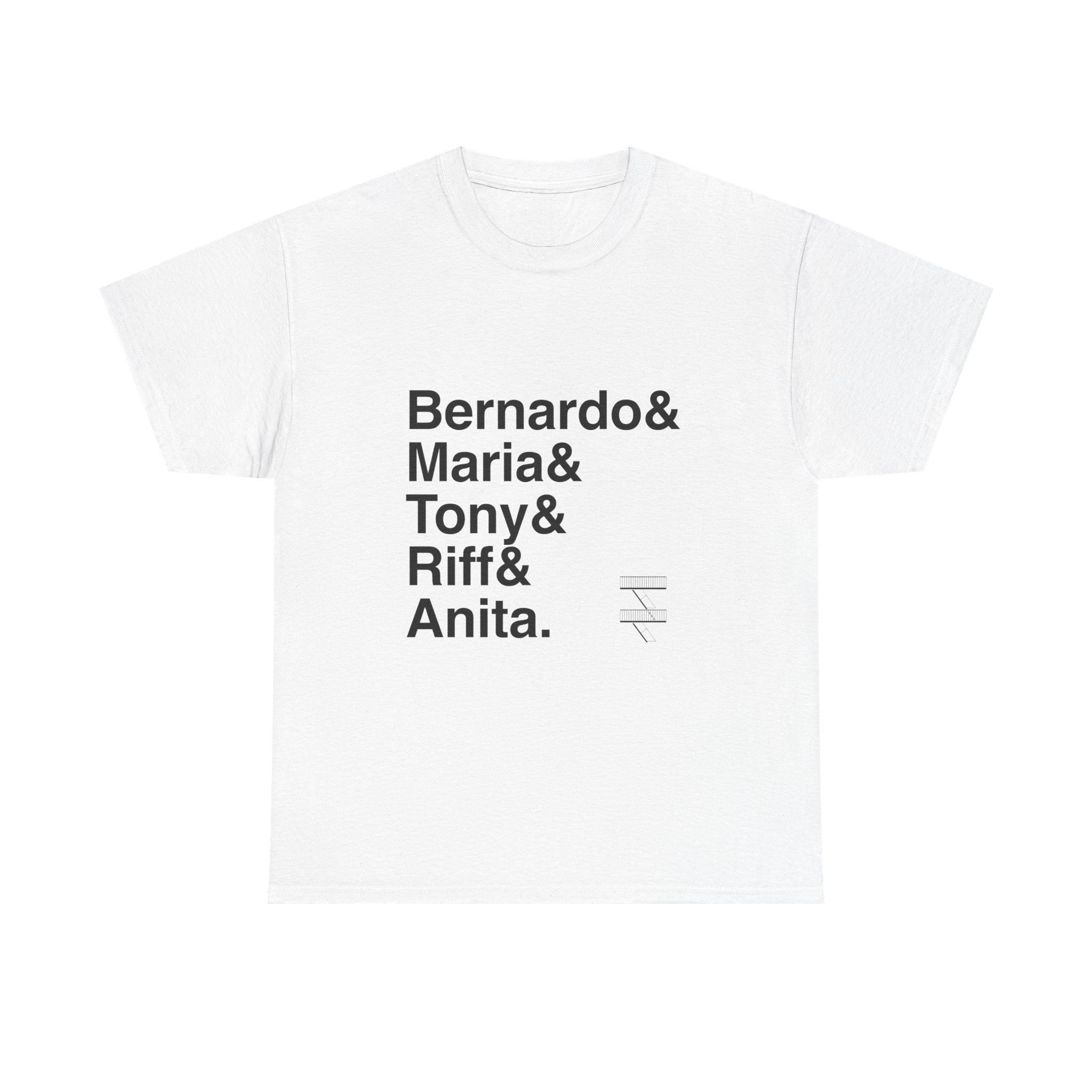 West Side Story T-Shirt - Tony, Maria, Jets, Sharks Names List Tee | Tonight, Broadway Musical Gift, Classic Theatre Fan