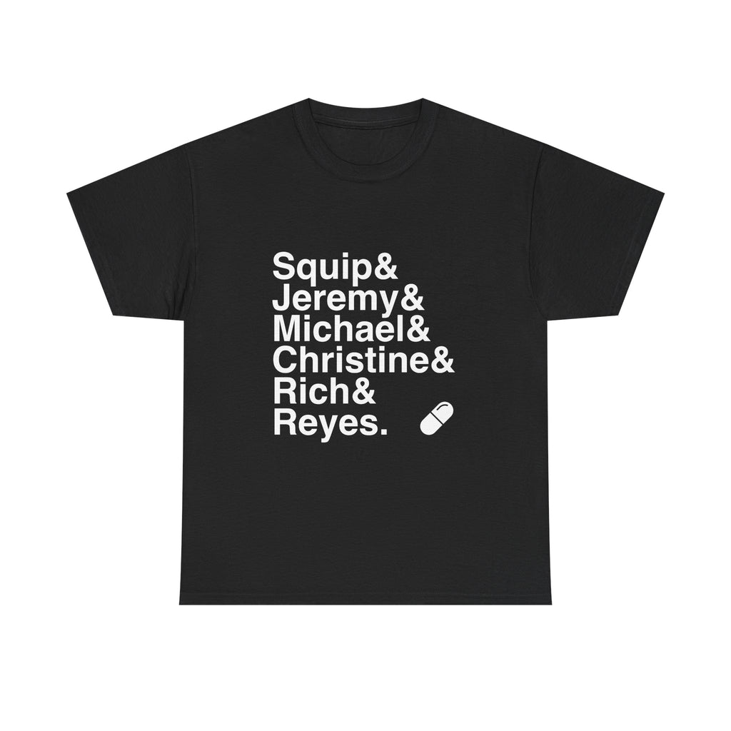Be More Chill T-Shirt (BMC) - Names List Tee | Jeremy, Michael Mell, SQUIP, Broadway Musical Gift, Theatre Kid Apparel