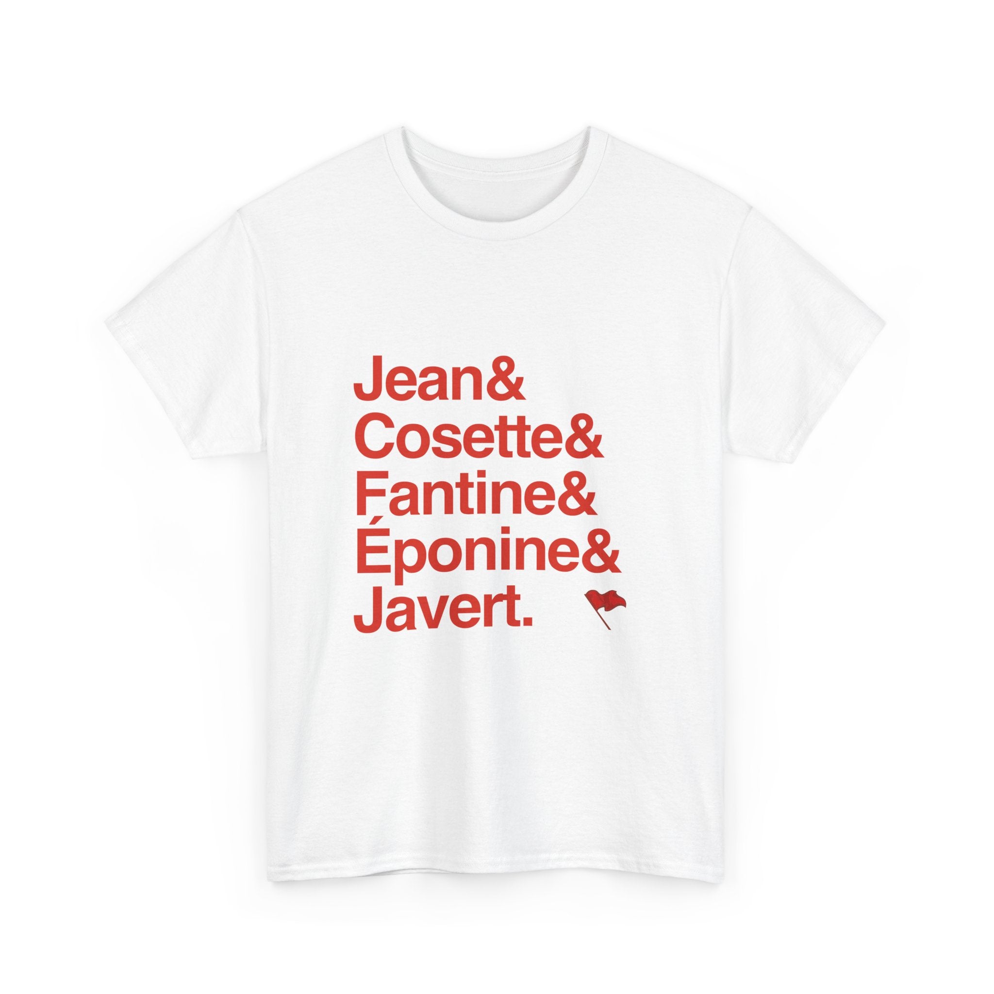 Les Misérables T-Shirt - Jean Valjean, Javert, Fantine Names List Tee | I Dreamed a Dream Broadway Musical Gift, Theatre Fan