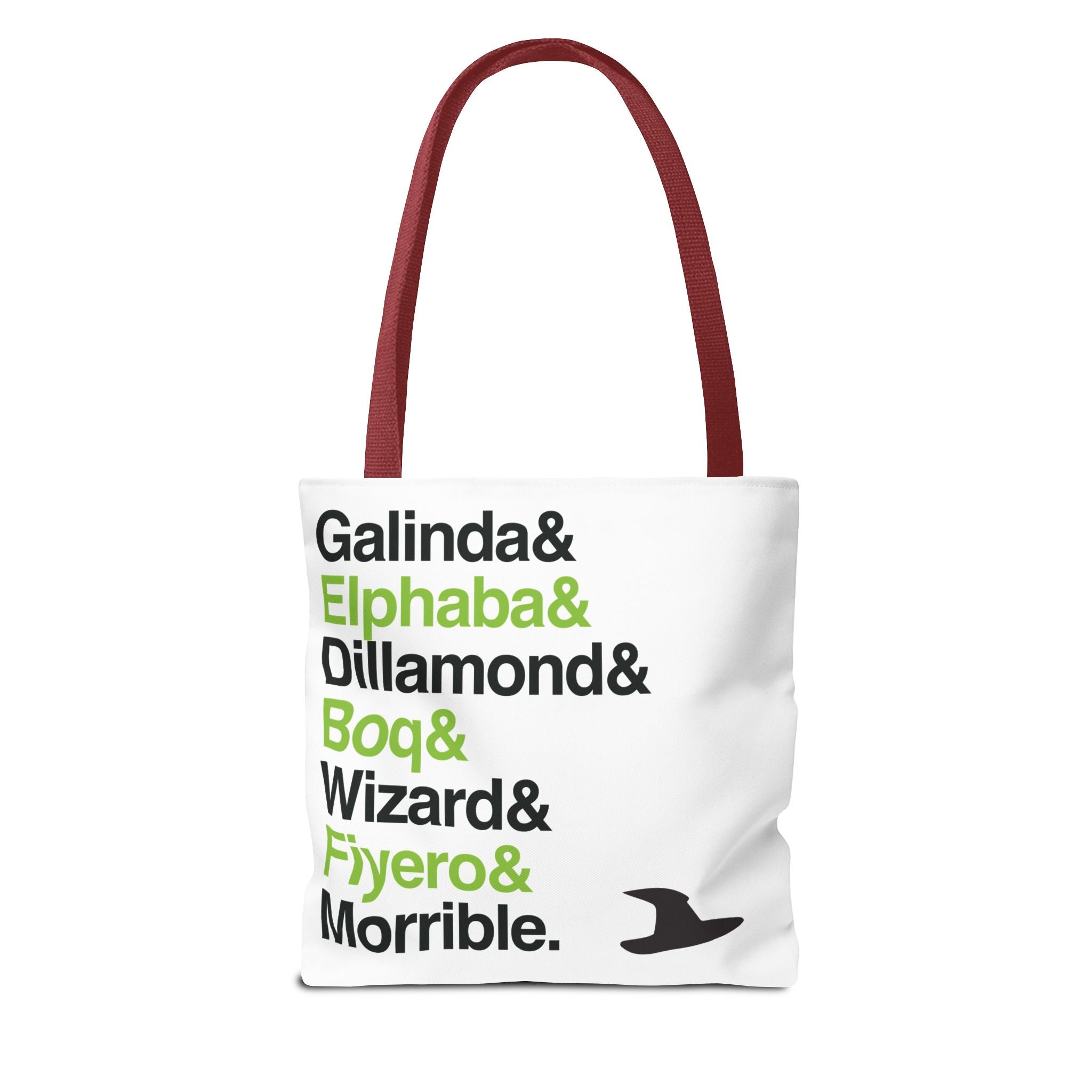 Wicked Tote Bag - Elphaba, Glinda Names List Bag | Defying Gravity Broadway Musical Gift, Durable Canvas