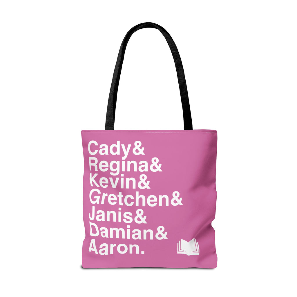 Mean Girls Tote Bag - The Plastics, Cady Heron Names List Bag | On Wednesdays We Wear Pink Broadway Musical Gift