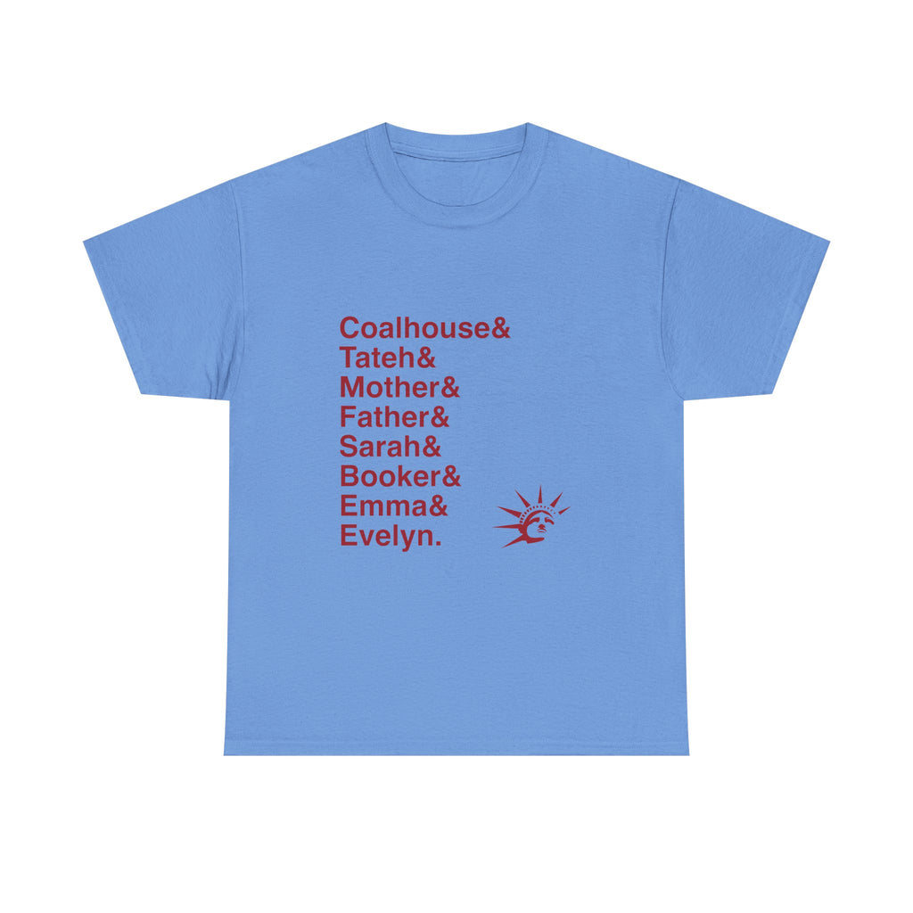 Ragtime T-Shirt - Coalhouse Walker Jr, Sarah Names List Tee | Tony Winner Broadway Musical Gift, History Fan