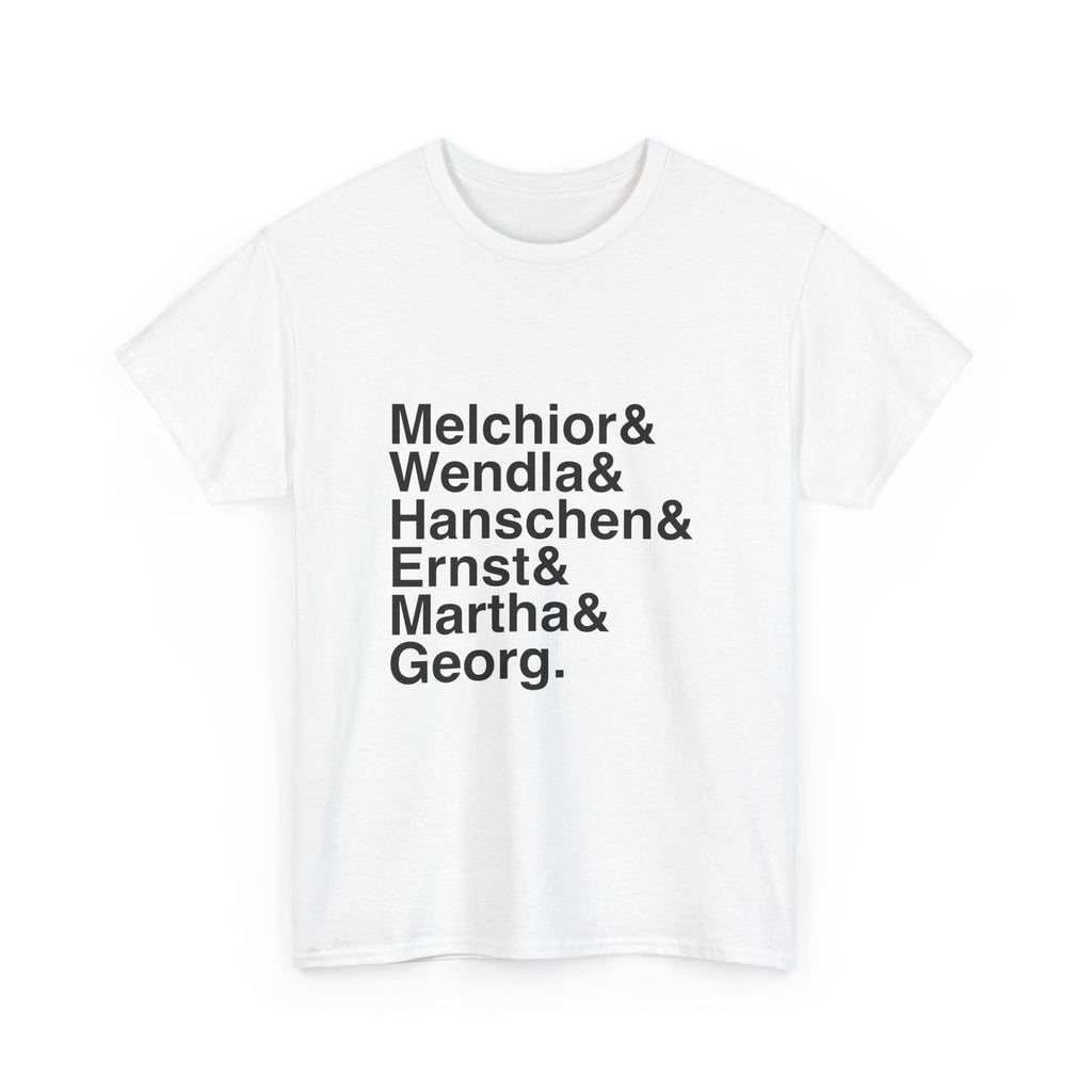 Spring Awakening T-Shirt - Melchior, Wendla Names List Tee | Rock Musical Broadway Gift, Totally Fed Fan Apparel*