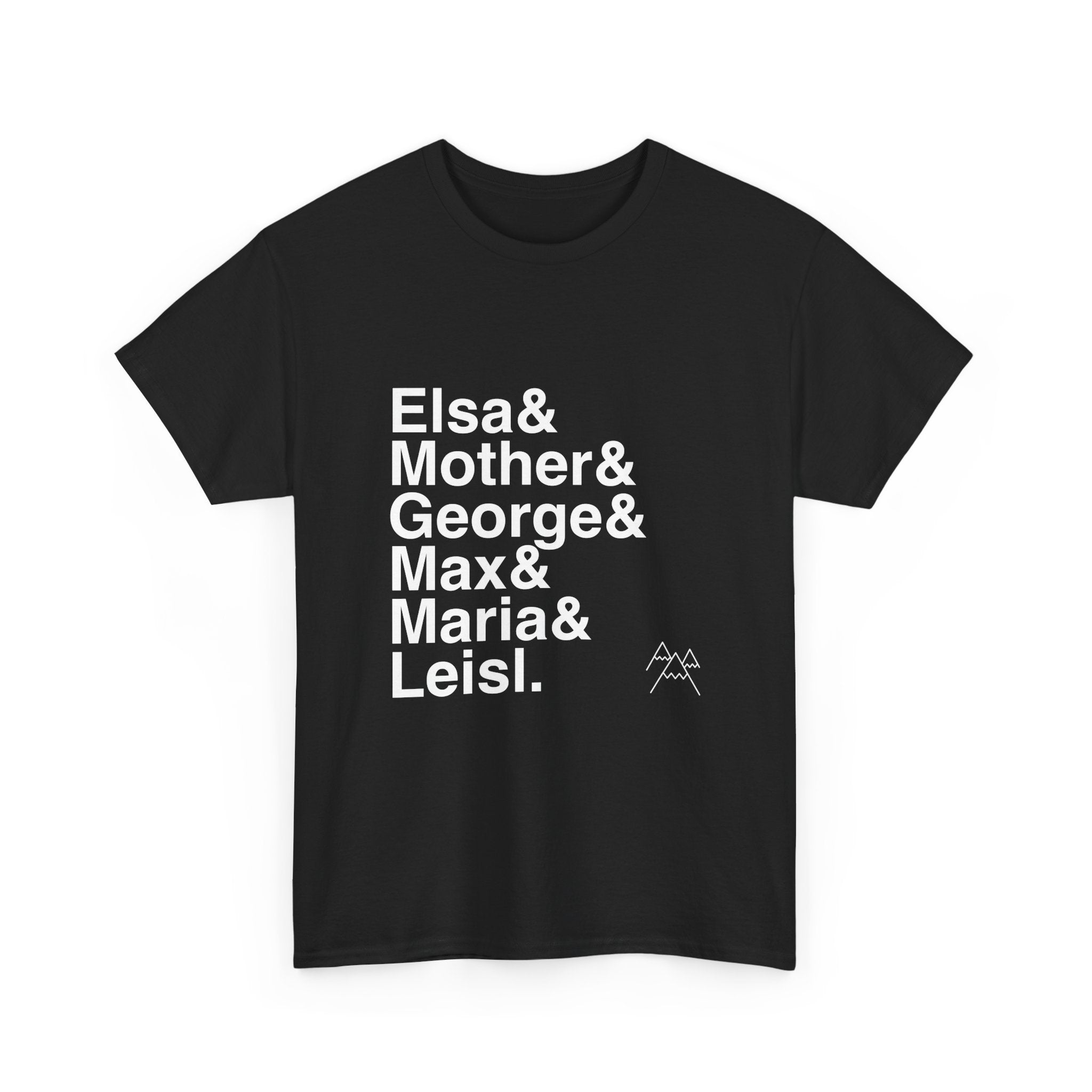 The Sound of Music T-Shirt - Maria, Von Trapp Family Names List Tee | Do-Re-Mi Rodgers & Hammerstein Musical Gift