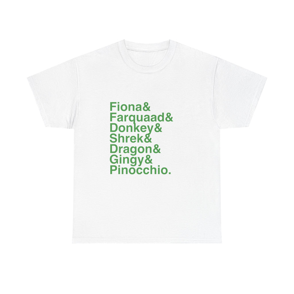 Shrek the Musical T-Shirt - Donkey, Princess Fiona, Farquaad Names List Tee | Broadway Musical Gift, I'm a Believer