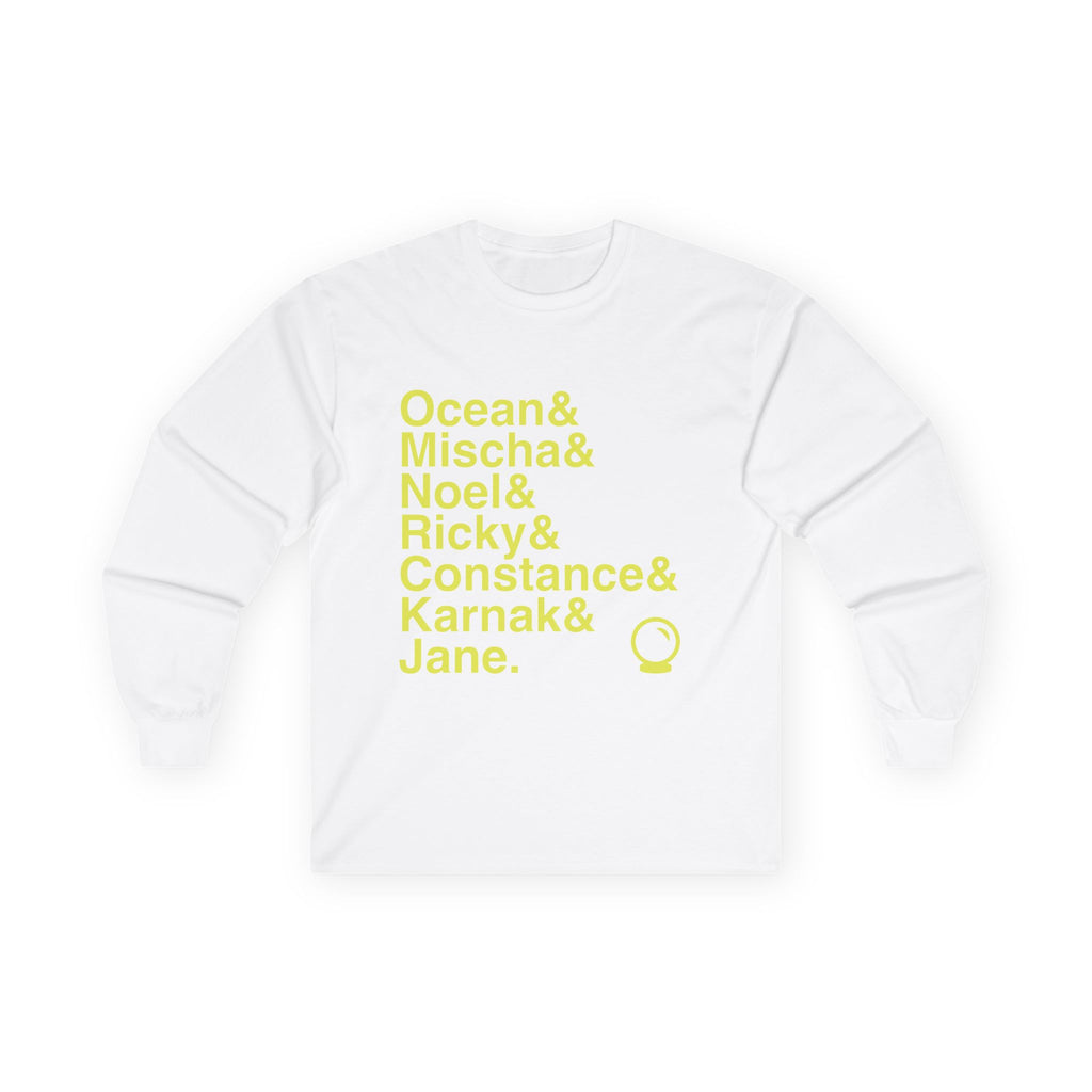 Ride the Cyclone Long Sleeve T-Shirt - Ocean, Mischa, Karnak Names List Apparel | Cult Hit Musical Gift (Cotton)