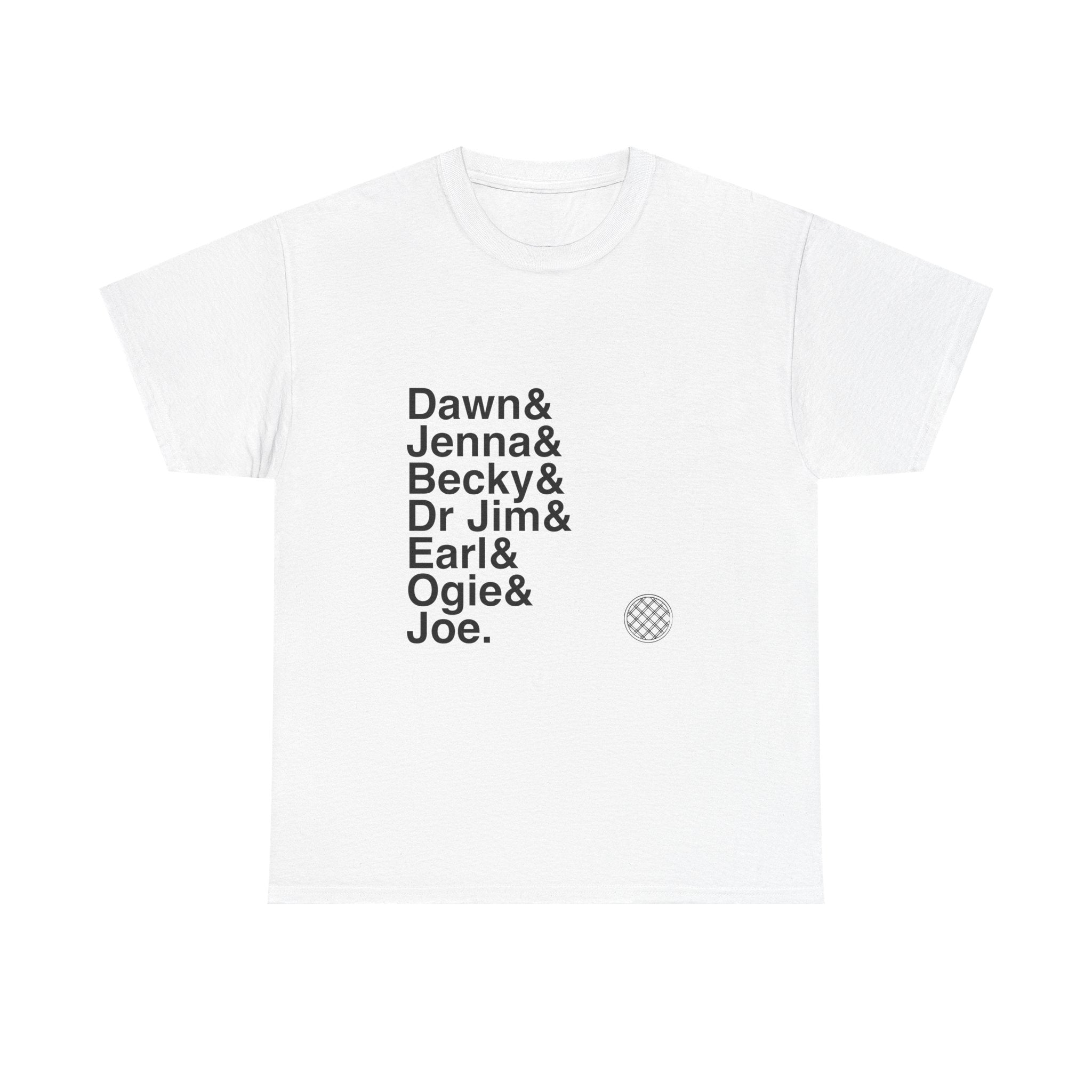 Waitress T-Shirt - Jenna, Pie, Sara Bareilles Names List Tee | She Used to Be Mine Broadway Musical Gift, Theatre Fan