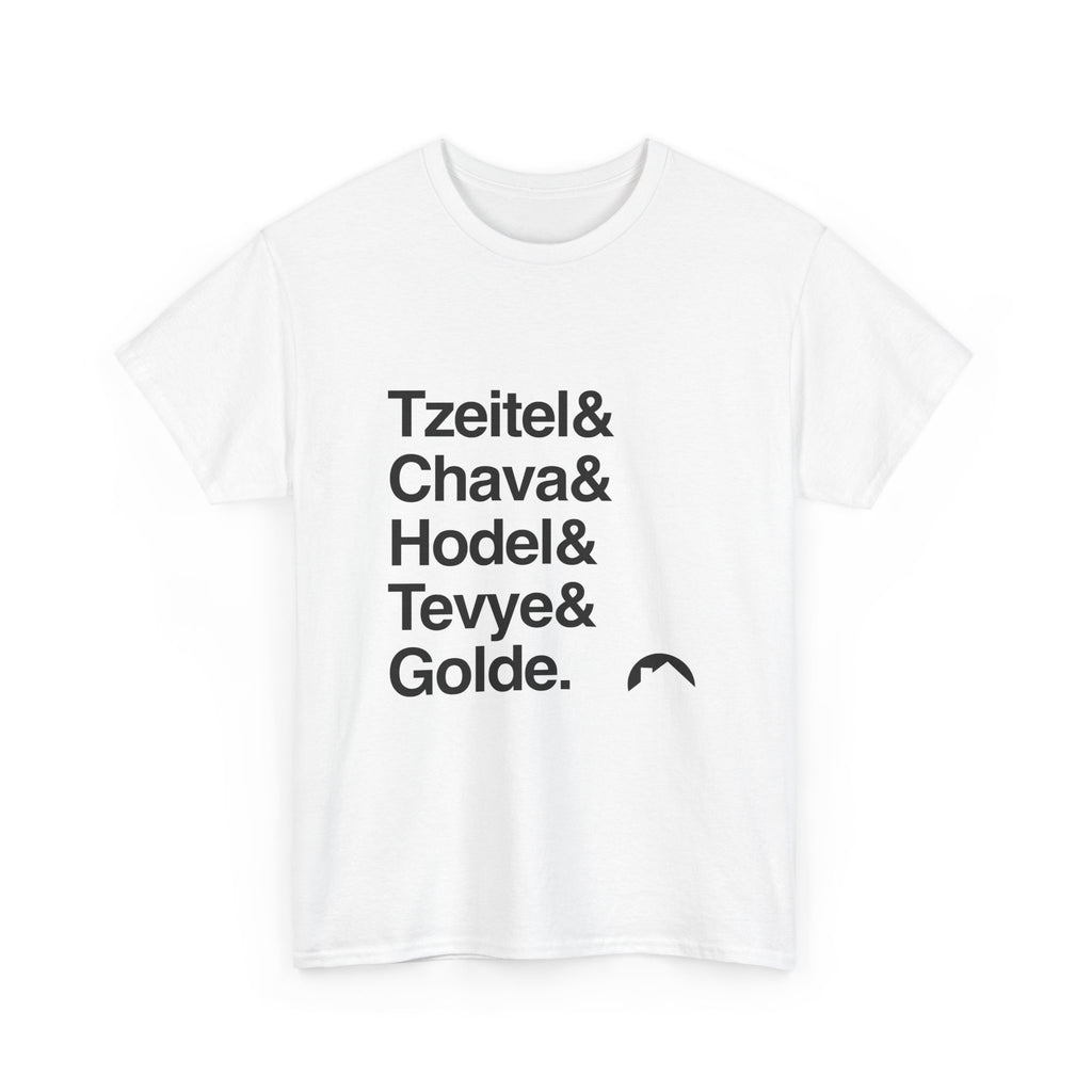 Fiddler on the Roof T-Shirt - Tevye, Tradition Names List Tee | Broadway Musical Gift, If I Were a Rich Man Fan