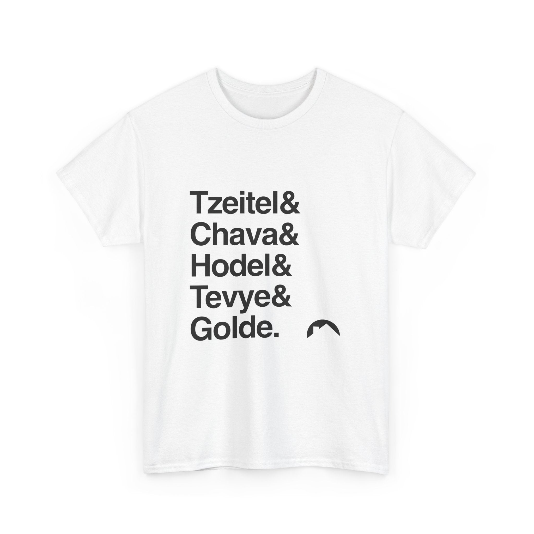 Fiddler on the Roof T-Shirt - Tevye, Tradition Names List Tee | Broadway Musical Gift, If I Were a Rich Man Fan