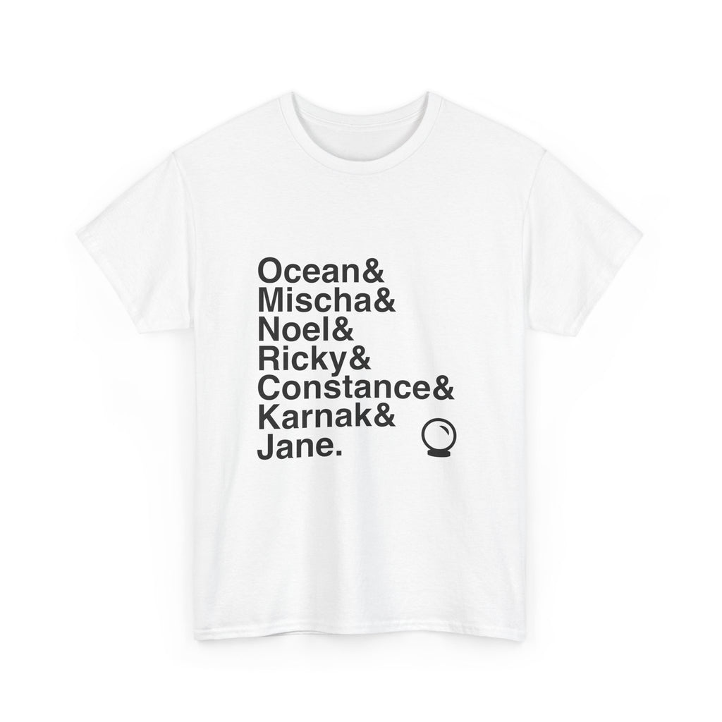 Ride the Cyclone T-Shirt - Ocean, Mischa, Karnak Names List Tee | Broadway Musical Gift, Roller Coaster Choir Fan