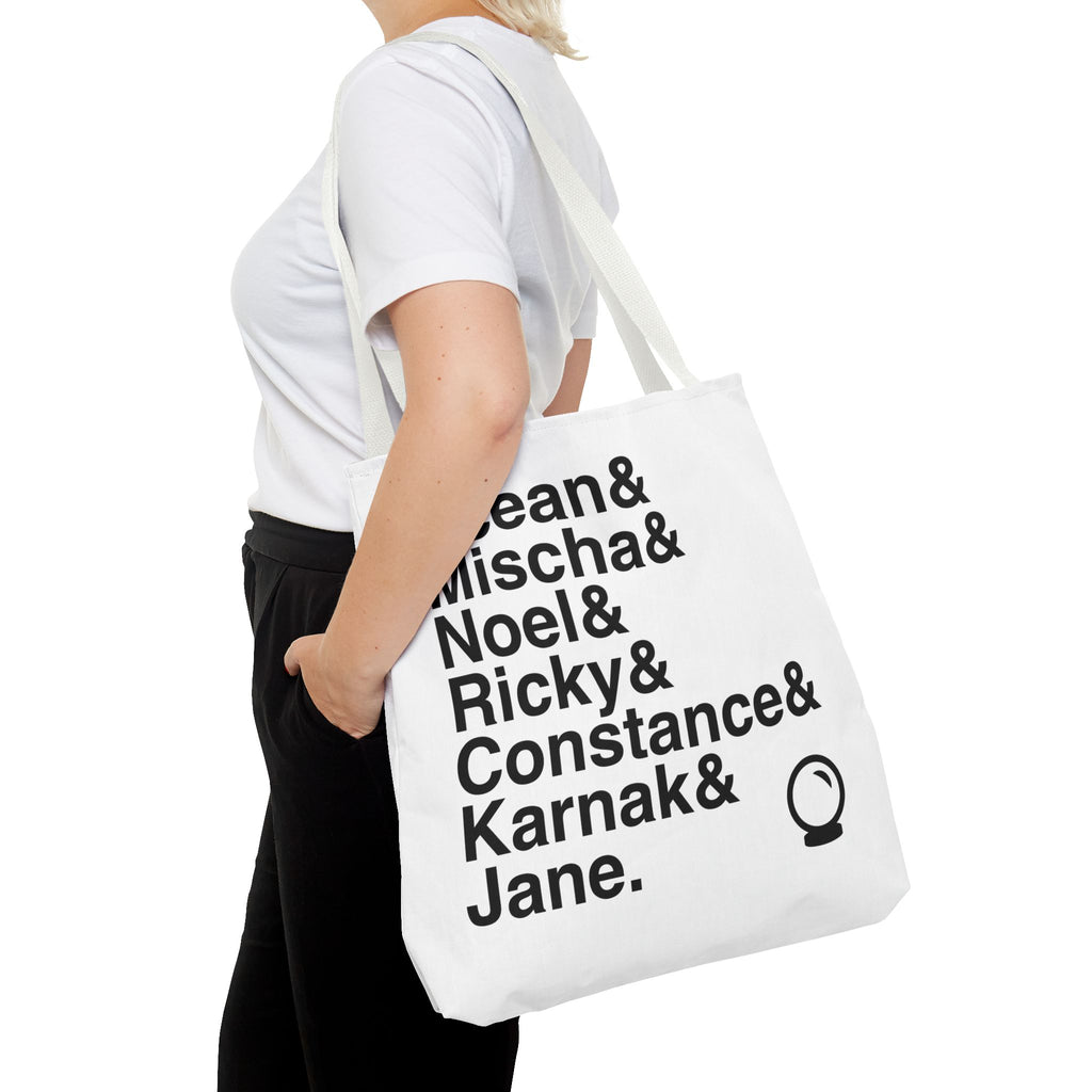 Ride the Cyclone Tote Bag - Ocean, Mischa Names List Bag | The Amazing Karnak Broadway Cult Hit Musical Gift