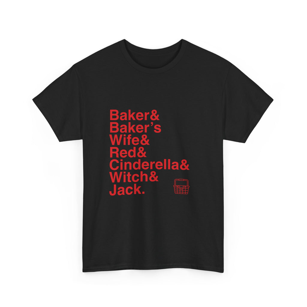 Into the Woods T-Shirt - Sondheim Names List Tee | Baker, Cinderella, Little Red, Broadway Musical Gift, No One Is Alone