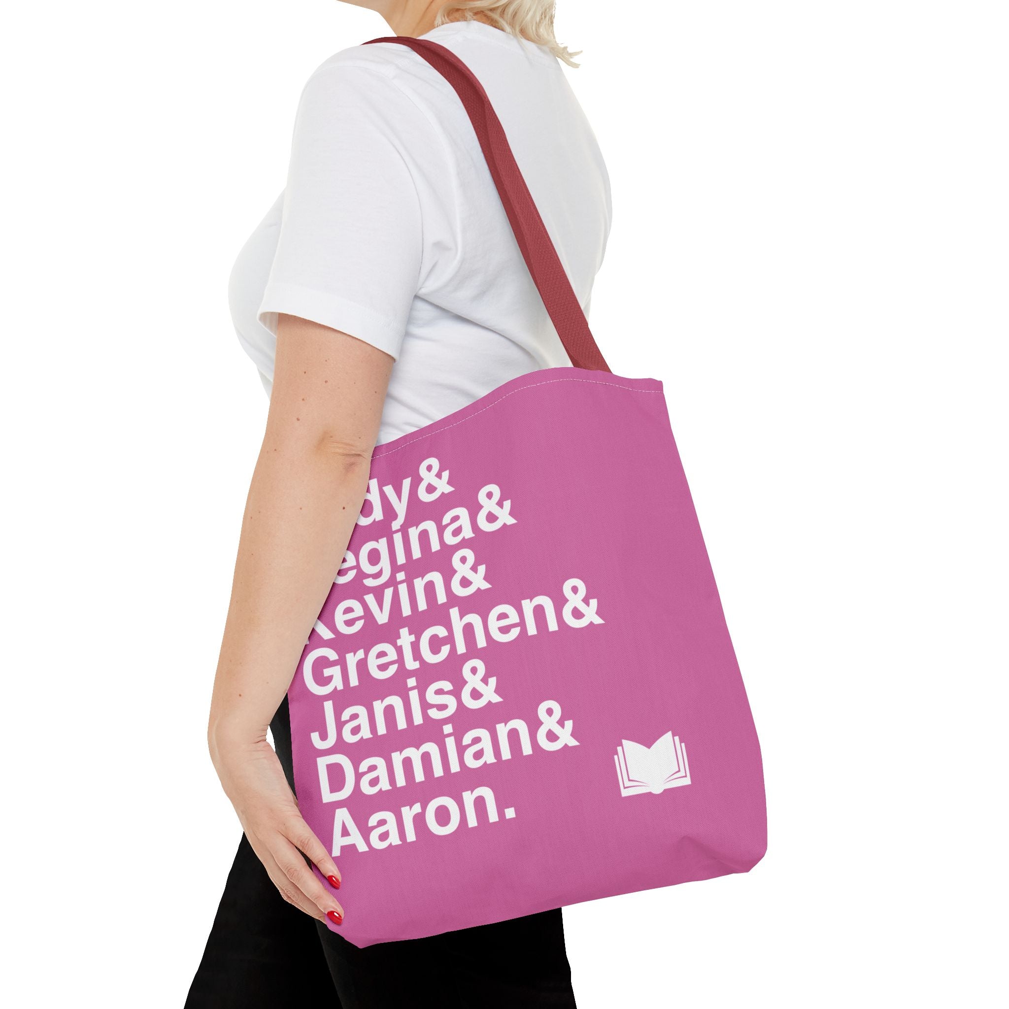Mean Girls Tote Bag - The Plastics, Cady Heron Names List Bag | On Wednesdays We Wear Pink Broadway Musical Gift