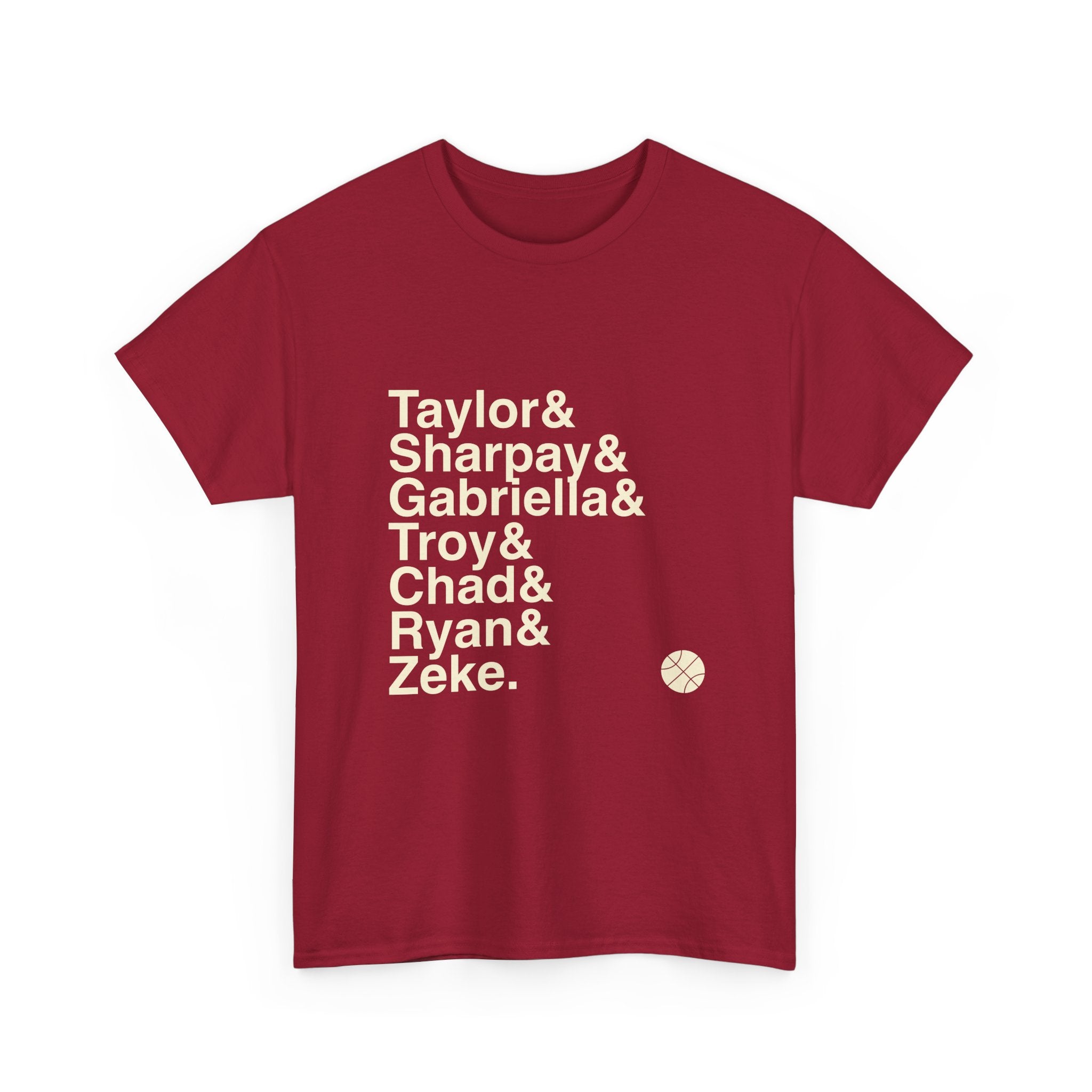 High School Musical T-Shirt - Troy Bolton, Gabriella Names List Tee | Wildcats, Breaking Free Disney Musical Gift