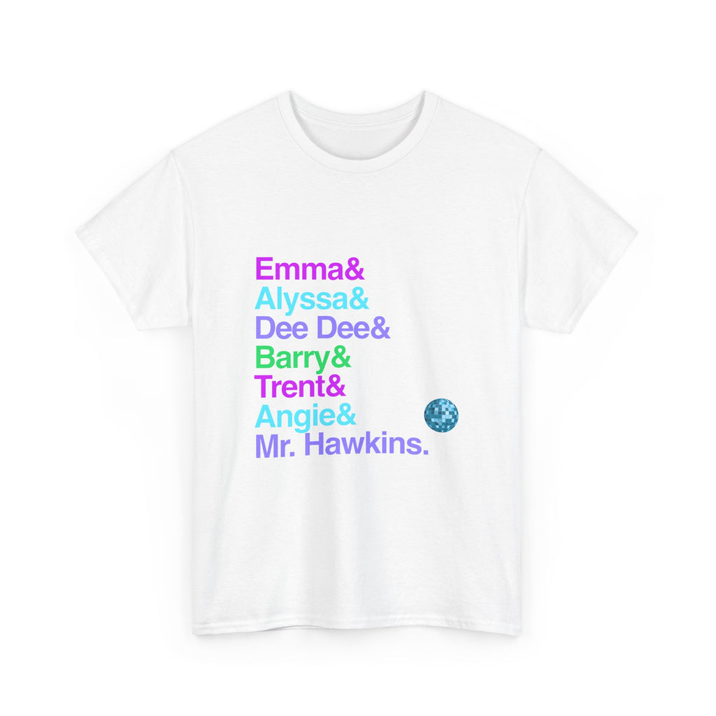 The Prom T-Shirt - Emma, Dee Dee Allen Names List Tee | Zazz Broadway Musical Gift, LGBTQ Fan Apparel