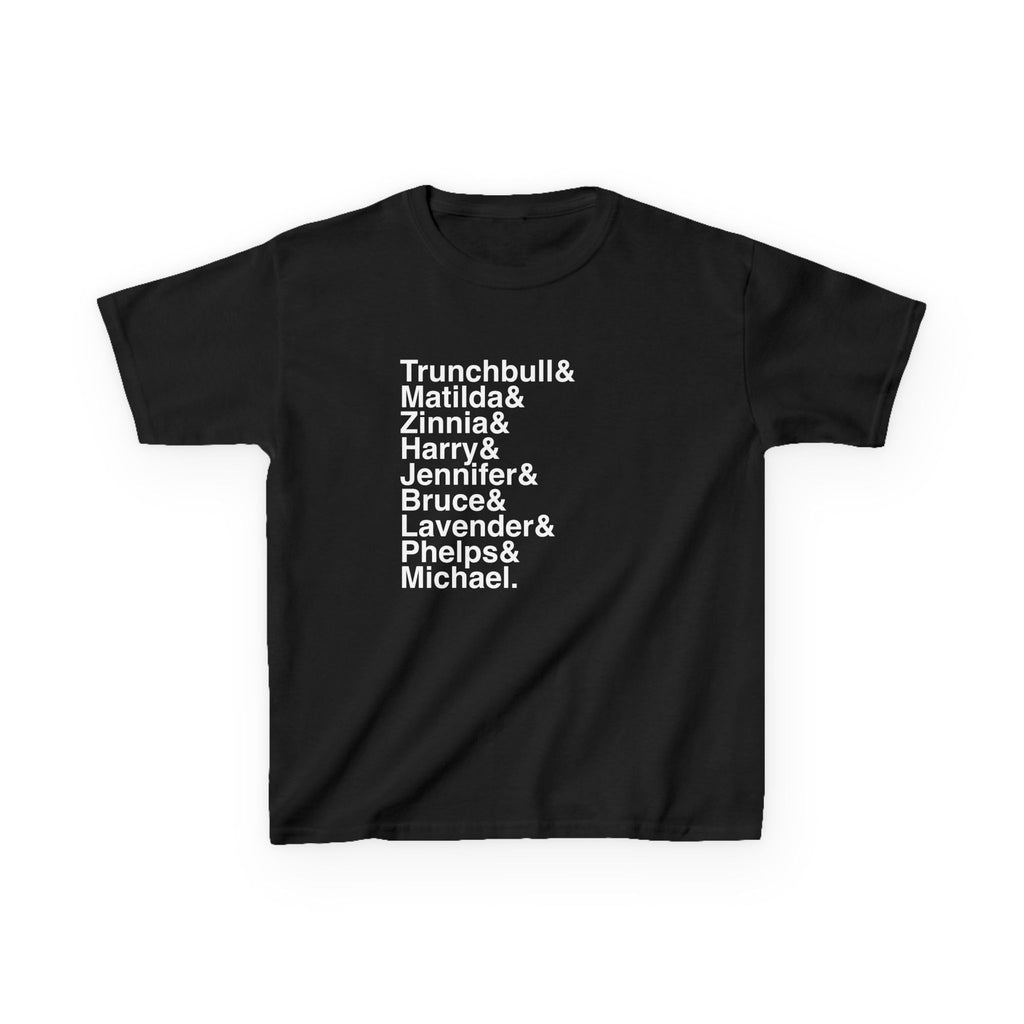KIDS Matilda T-Shirt - Miss Honey, Miss Trunchbull Names List Tee | Naughty Roald Dahl Broadway Musical Gift, Theatre Kid