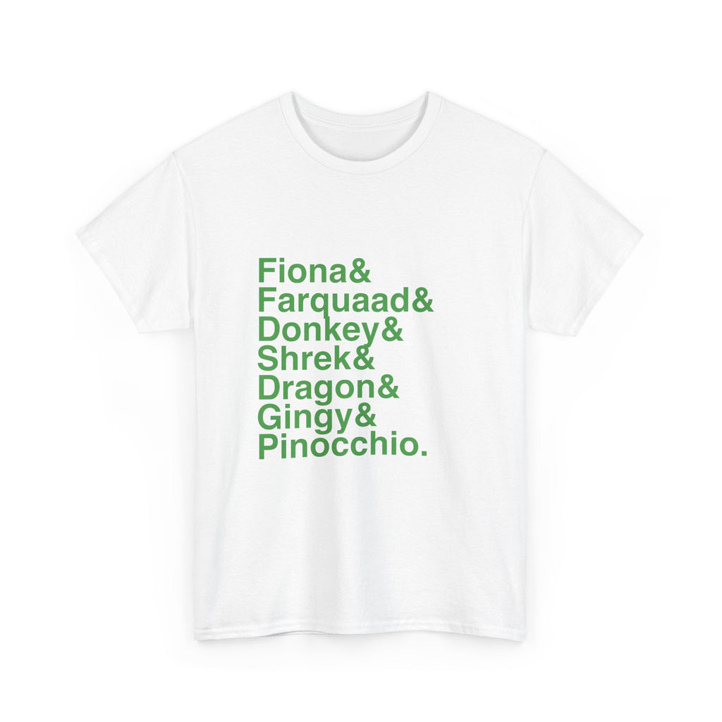 Shrek the Musical T-Shirt - Donkey, Princess Fiona, Farquaad Names List Tee | Broadway Musical Gift, I'm a Believer