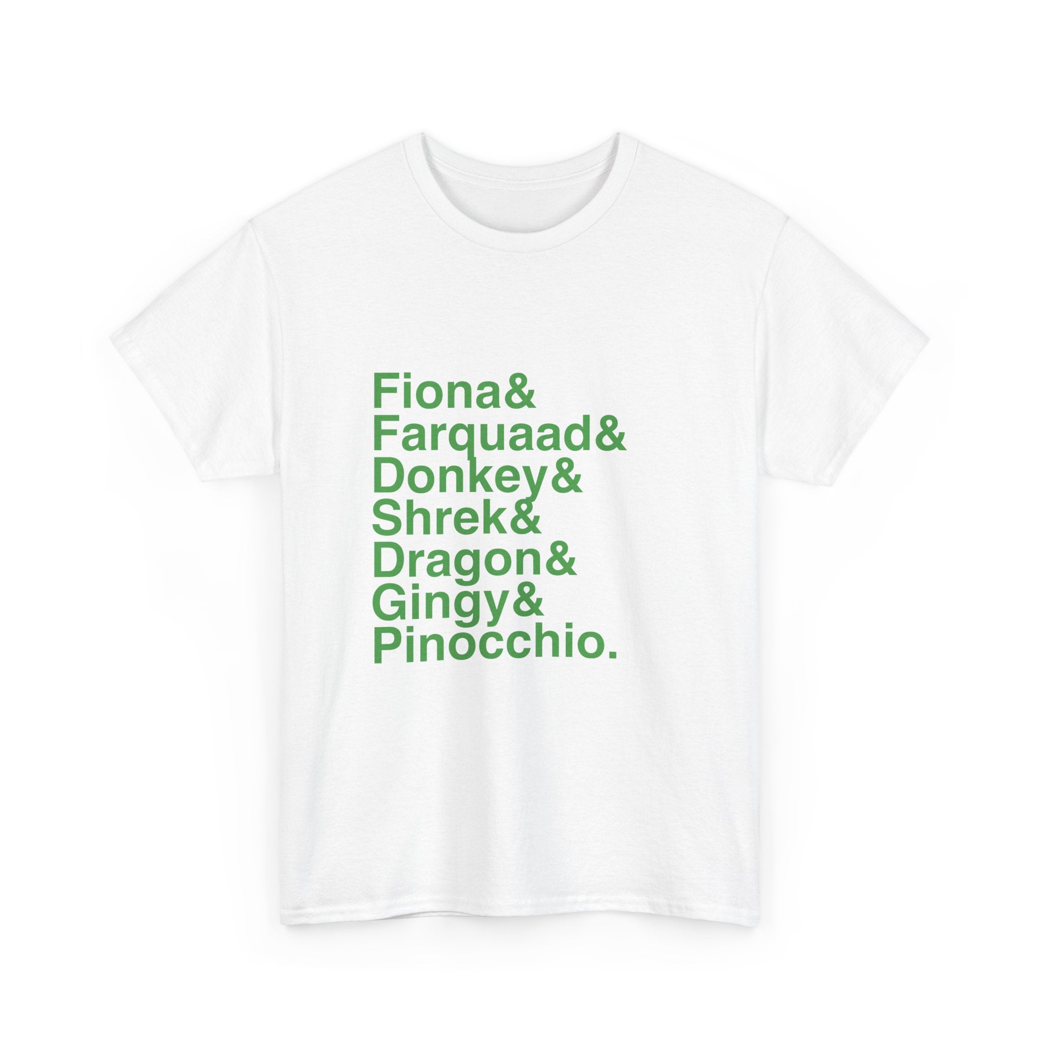 Shrek the Musical T-Shirt - Donkey, Princess Fiona, Farquaad Names List Tee | Broadway Musical Gift, I'm a Believer