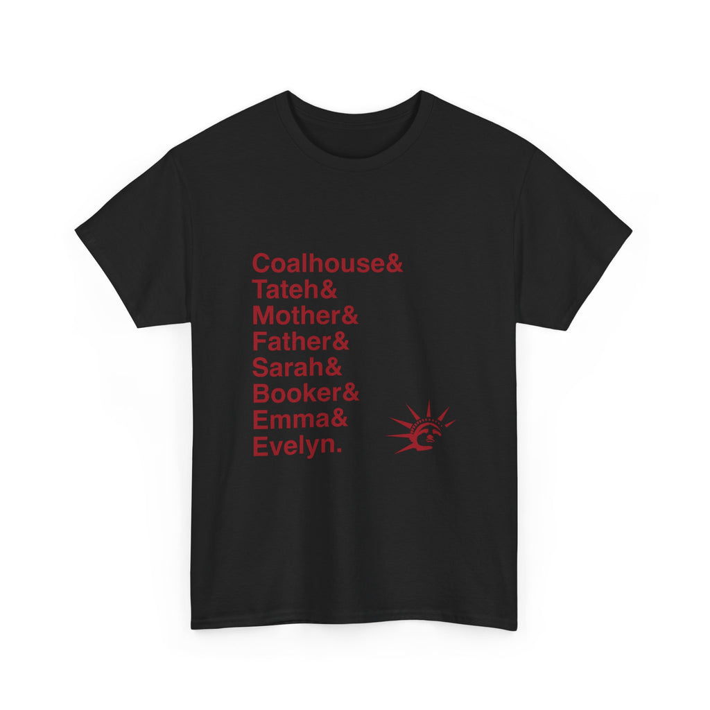 Ragtime T-Shirt - Coalhouse Walker Jr, Sarah Names List Tee | Tony Winner Broadway Musical Gift, History Fan