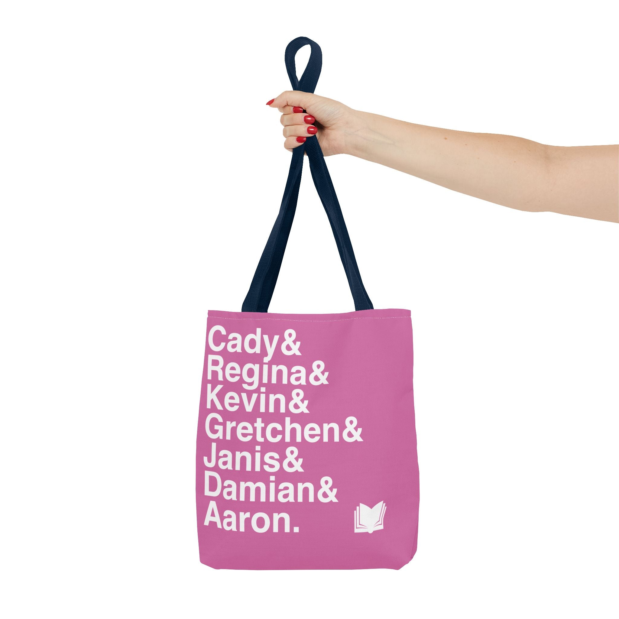 Mean Girls Tote Bag - The Plastics, Cady Heron Names List Bag | On Wednesdays We Wear Pink Broadway Musical Gift