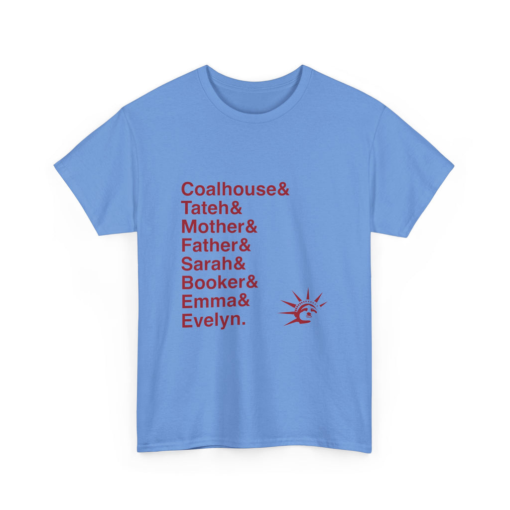Ragtime T-Shirt - Coalhouse Walker Jr, Sarah Names List Tee | Tony Winner Broadway Musical Gift, History Fan