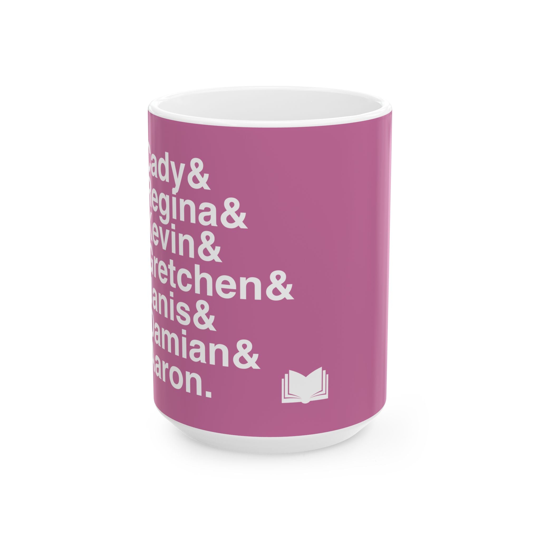 Mean Girls Mug - Regina George, Cady Heron Names List Coffee Mug | On Wednesdays We Wear Pink Gift, 11oz/15oz