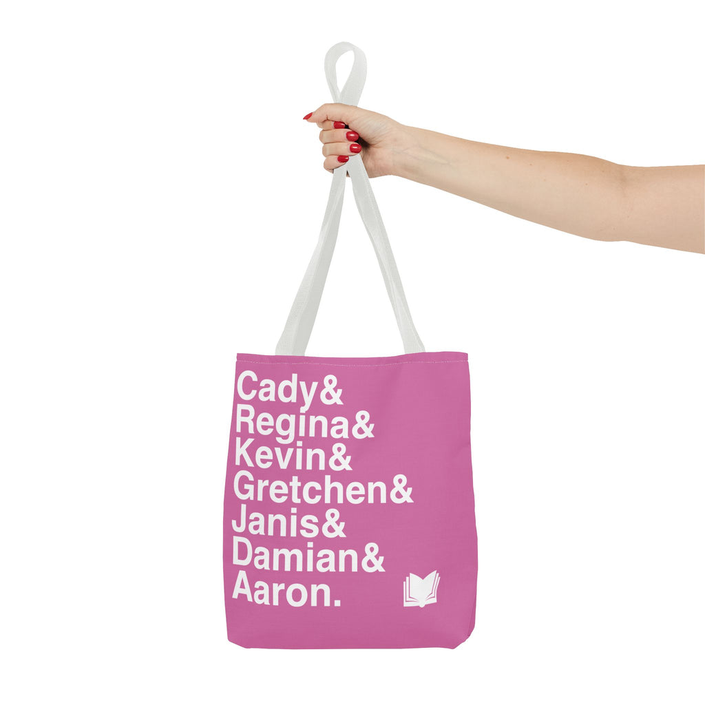 Mean Girls Tote Bag - The Plastics, Cady Heron Names List Bag | On Wednesdays We Wear Pink Broadway Musical Gift