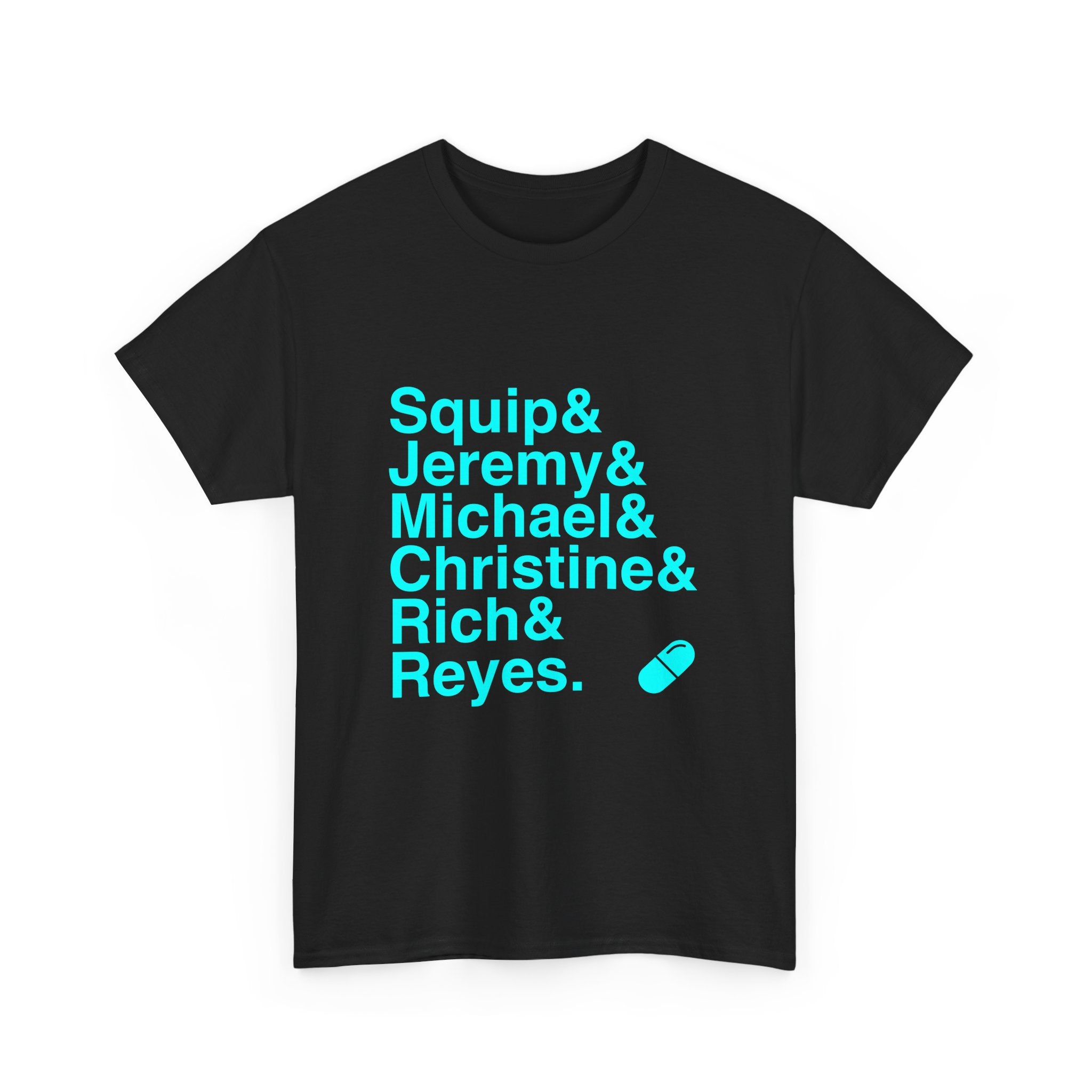 Be More Chill T-Shirt (BMC) - Names List Tee | Jeremy, Michael Mell, SQUIP, Broadway Musical Gift, Theatre Kid Apparel