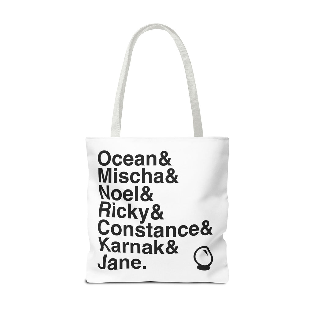 Ride the Cyclone Tote Bag - Ocean, Mischa Names List Bag | The Amazing Karnak Broadway Cult Hit Musical Gift