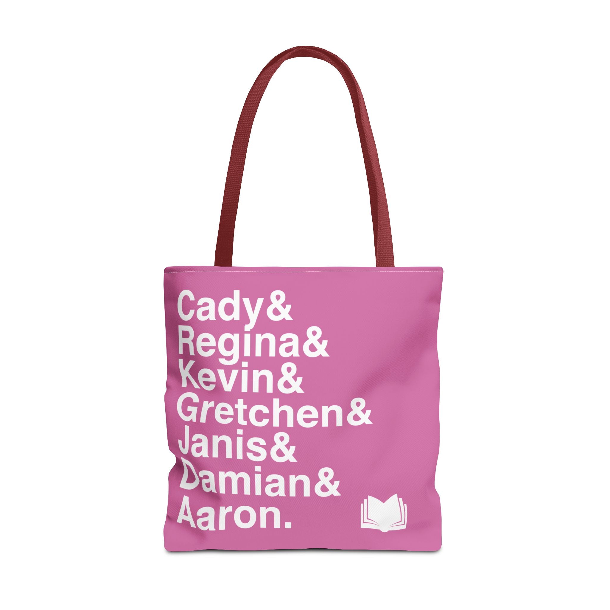 Mean Girls Tote Bag - The Plastics, Cady Heron Names List Bag | On Wednesdays We Wear Pink Broadway Musical Gift