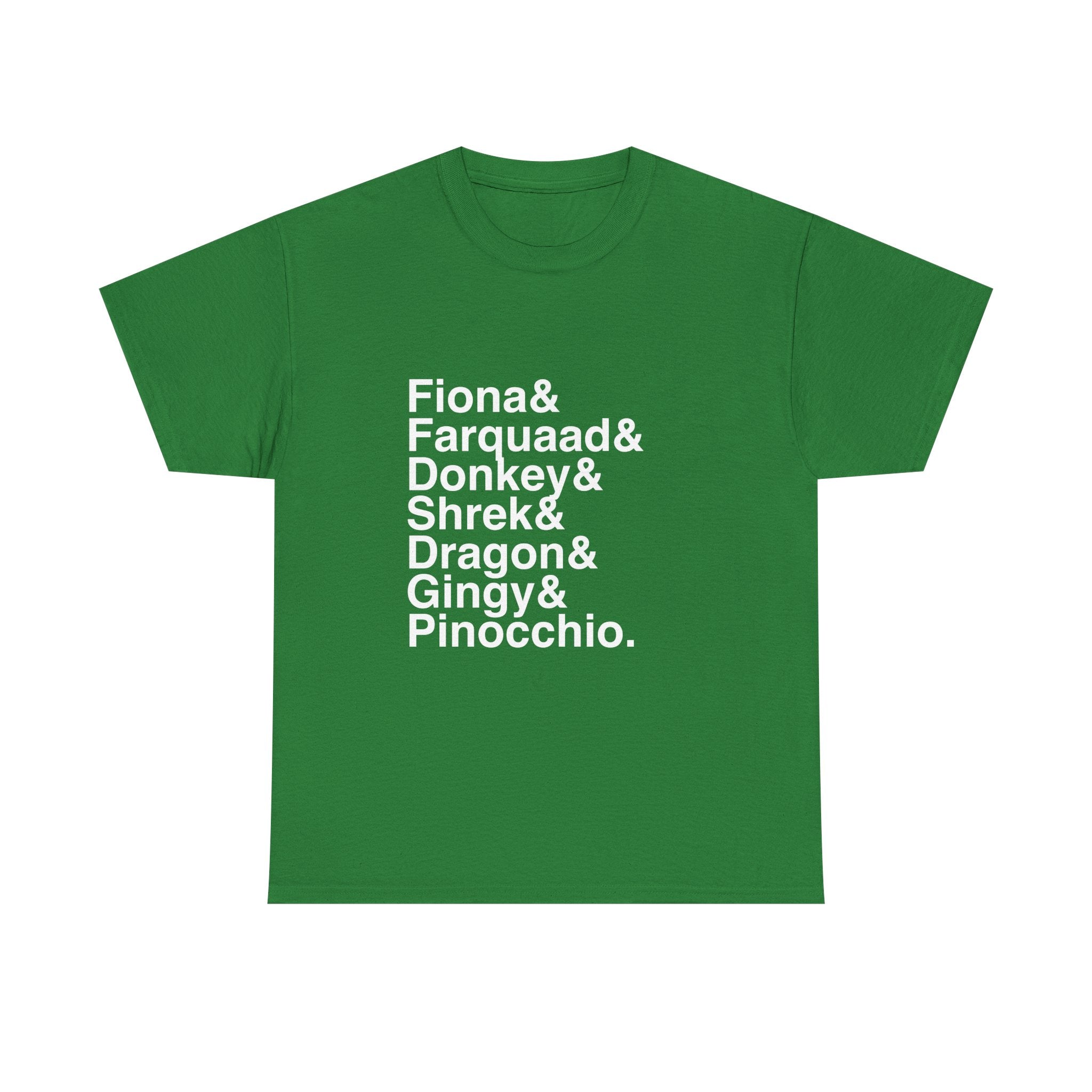 Shrek the Musical T-Shirt - Donkey, Princess Fiona, Farquaad Names List Tee | Broadway Musical Gift, I'm a Believer