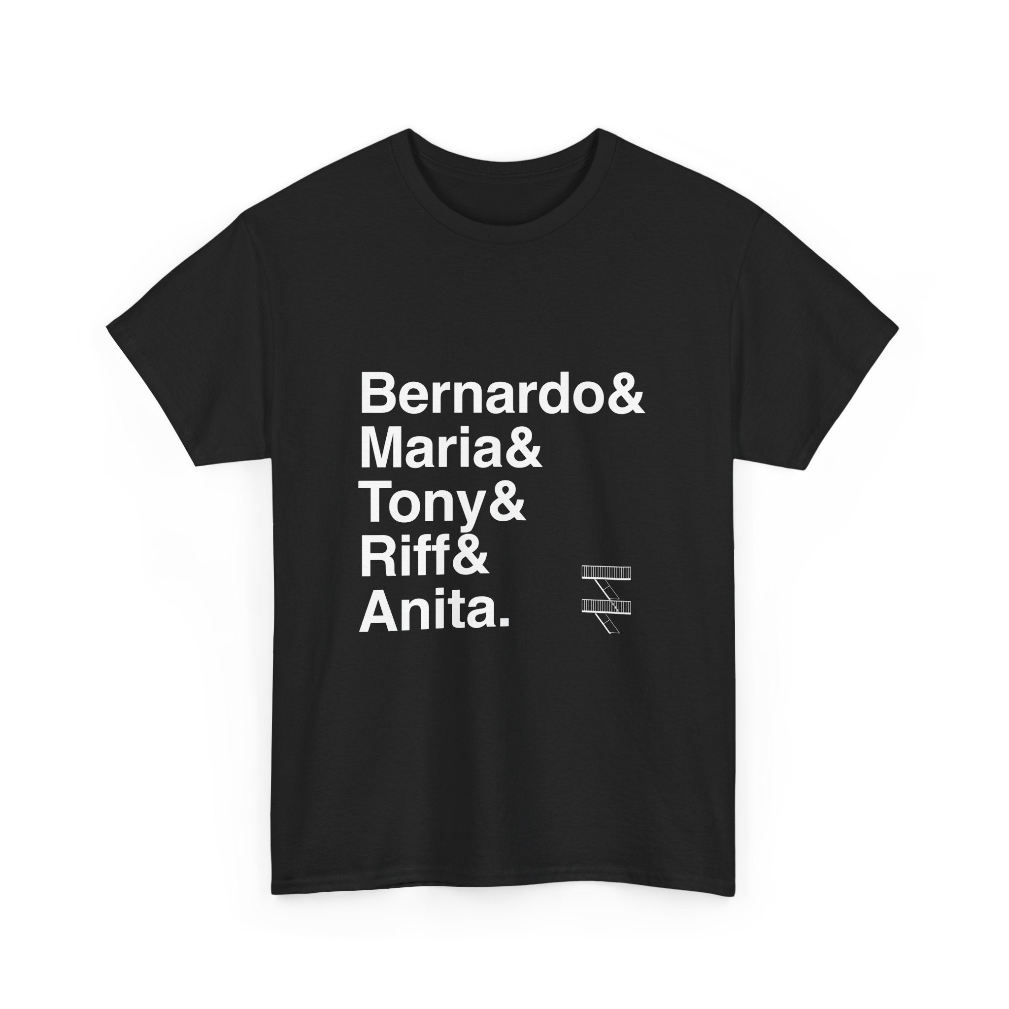 West Side Story T-Shirt - Tony, Maria, Jets, Sharks Names List Tee | Tonight, Broadway Musical Gift, Classic Theatre Fan