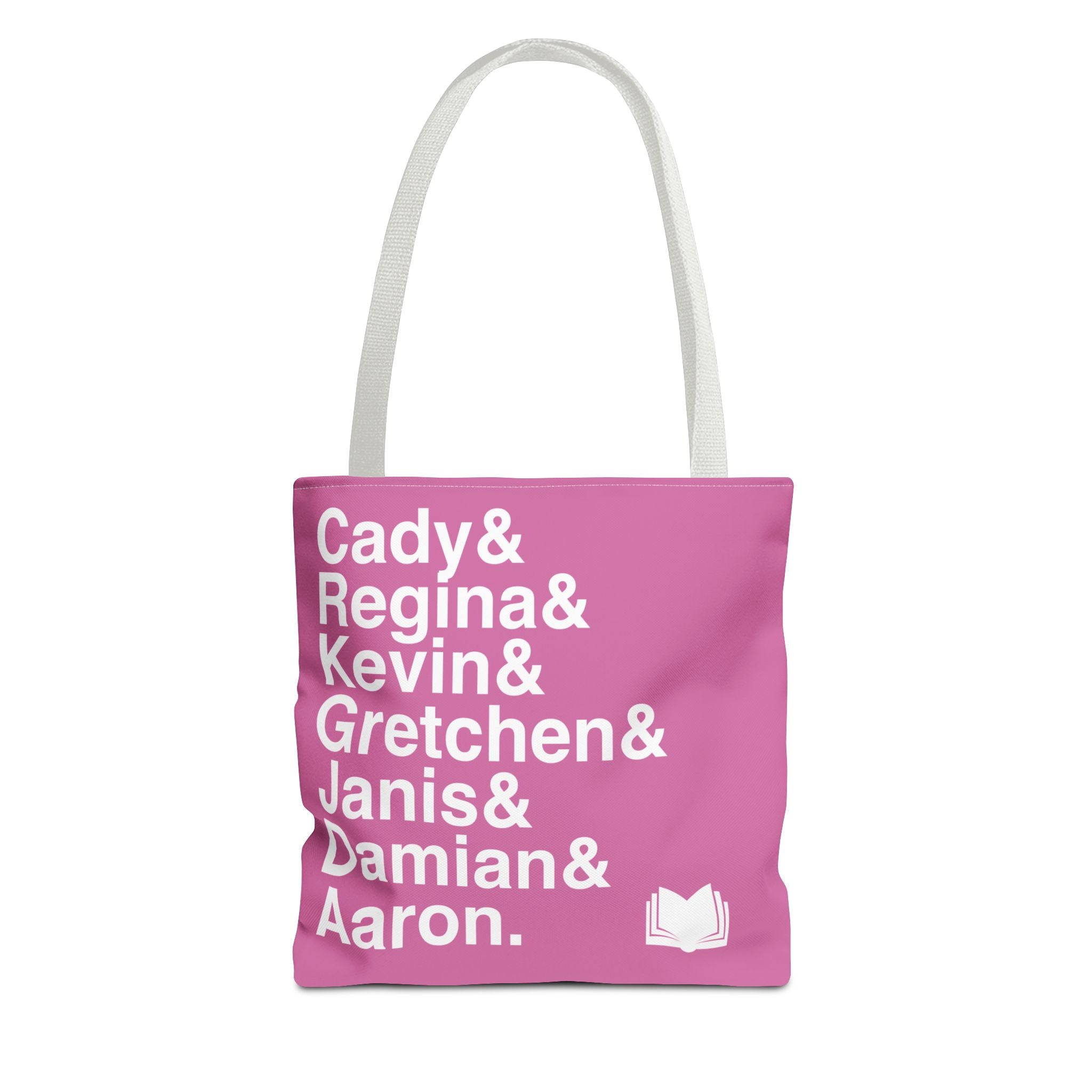 Mean Girls Tote Bag - The Plastics, Cady Heron Names List Bag | On Wednesdays We Wear Pink Broadway Musical Gift