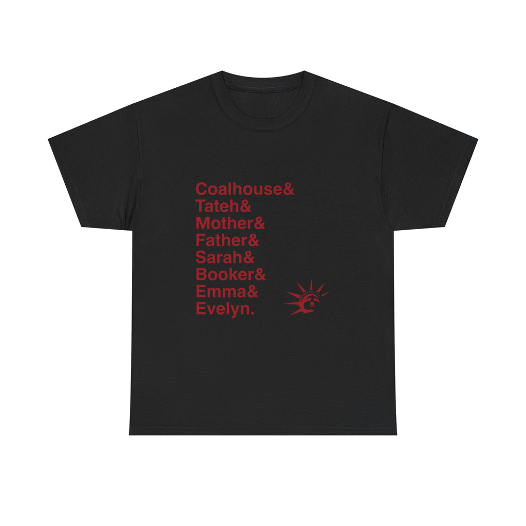 Ragtime T-Shirt - Coalhouse Walker Jr, Sarah Names List Tee | Tony Winner Broadway Musical Gift, History Fan