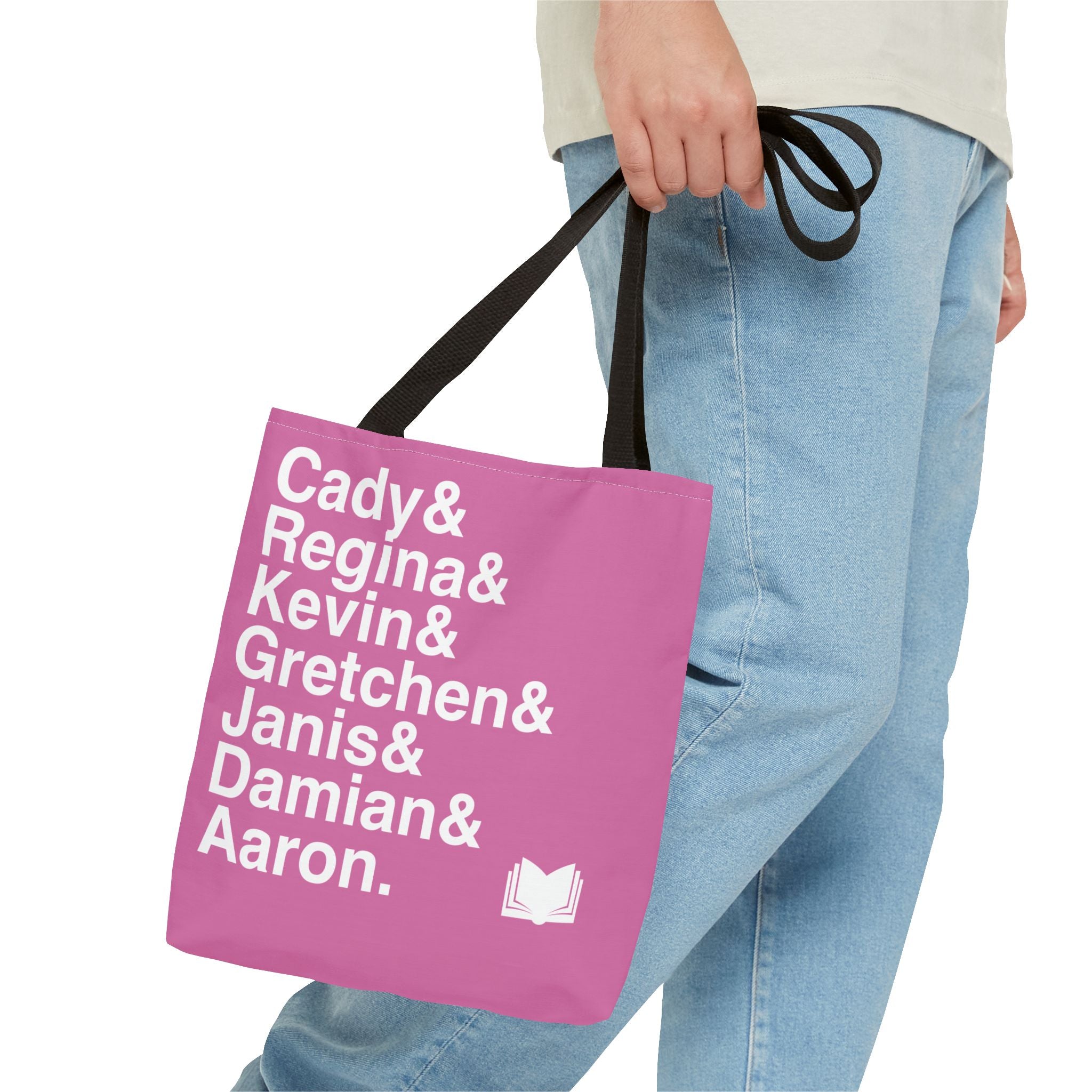 Mean Girls Tote Bag - The Plastics, Cady Heron Names List Bag | On Wednesdays We Wear Pink Broadway Musical Gift