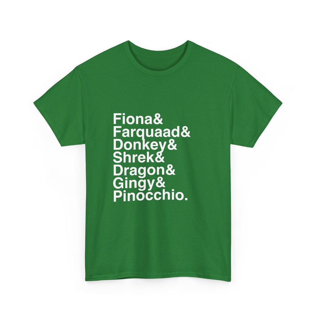 Shrek the Musical T-Shirt - Donkey, Princess Fiona, Farquaad Names List Tee | Broadway Musical Gift, I'm a Believer