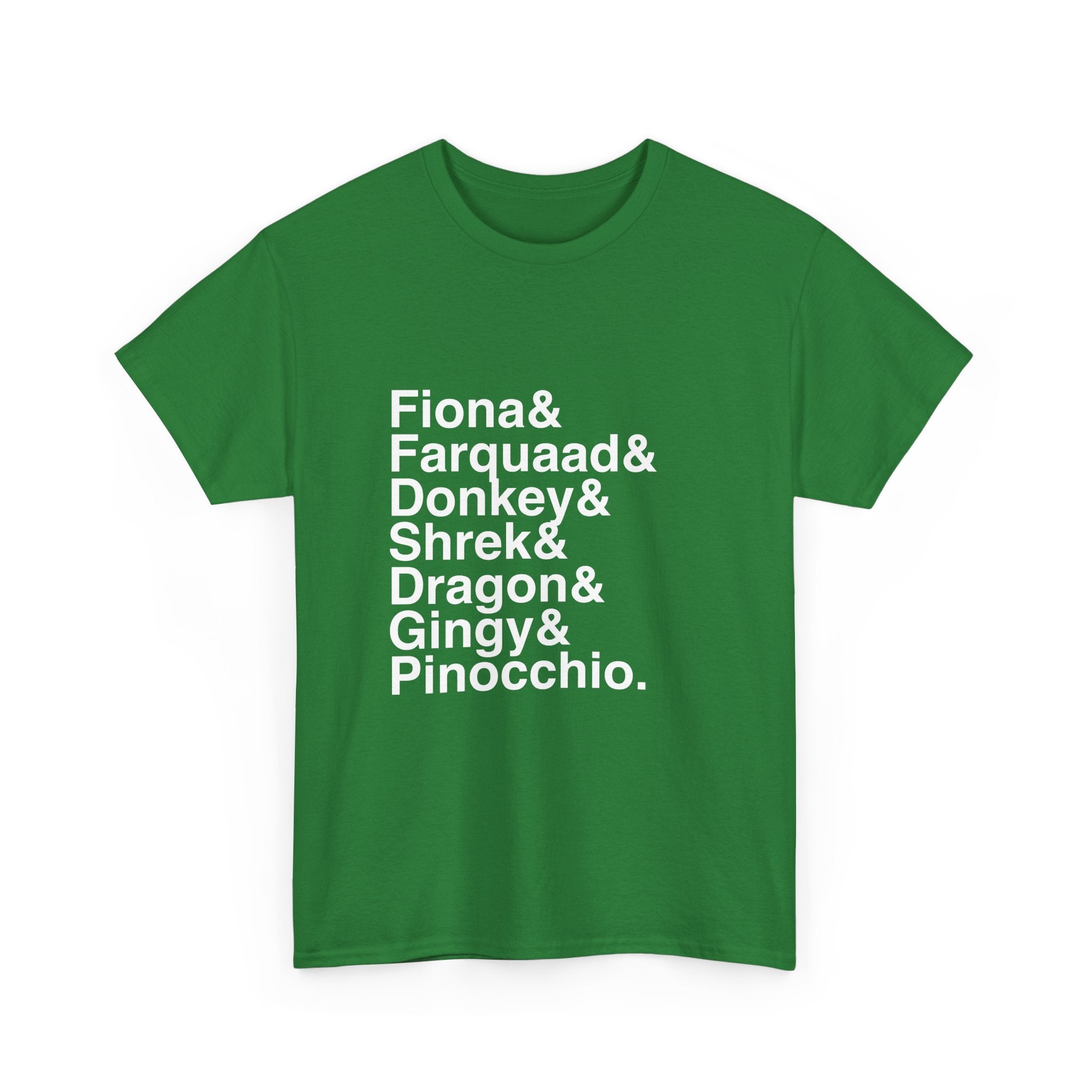 Shrek the Musical T-Shirt - Donkey, Princess Fiona, Farquaad Names List Tee | Broadway Musical Gift, I'm a Believer