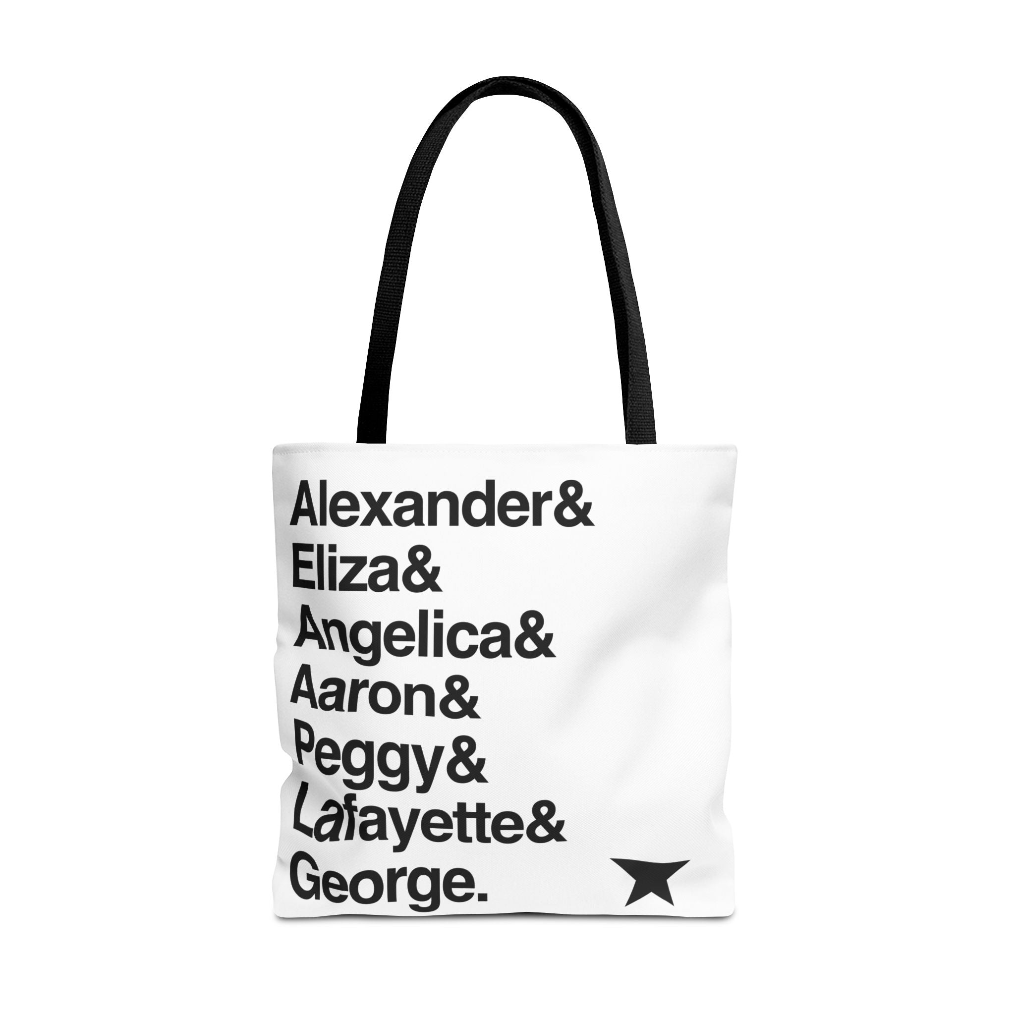 Hamilton Tote Bag - Alexander Hamilton, My Shot Names List Bag | Lin-Manuel Miranda Broadway Musical Gift, History Fan