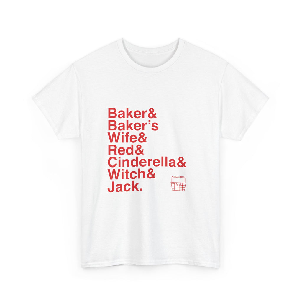 Into the Woods T-Shirt - Sondheim Names List Tee | Baker, Cinderella, Little Red, Broadway Musical Gift, No One Is Alone