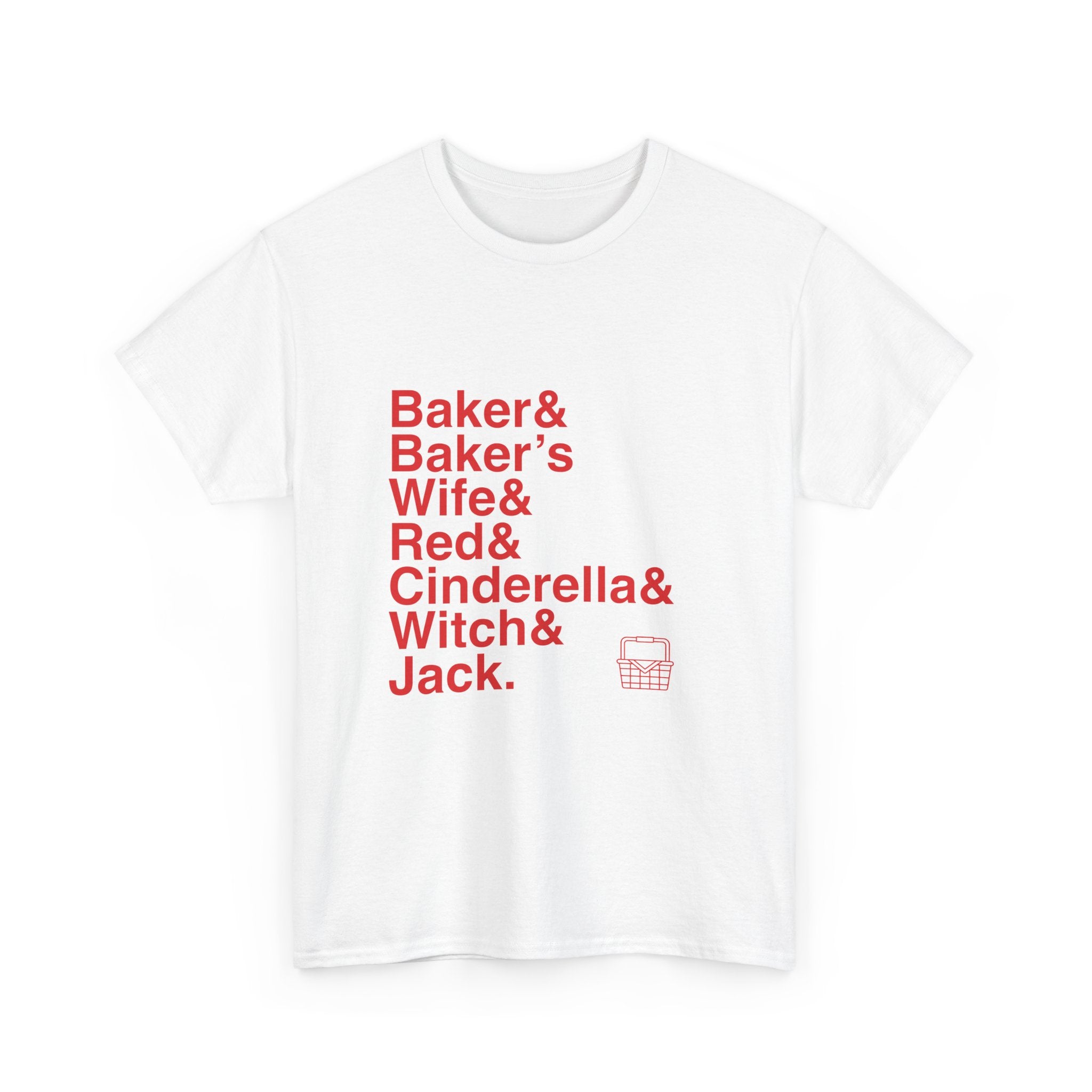 Into the Woods T-Shirt - Sondheim Names List Tee | Baker, Cinderella, Little Red, Broadway Musical Gift, No One Is Alone
