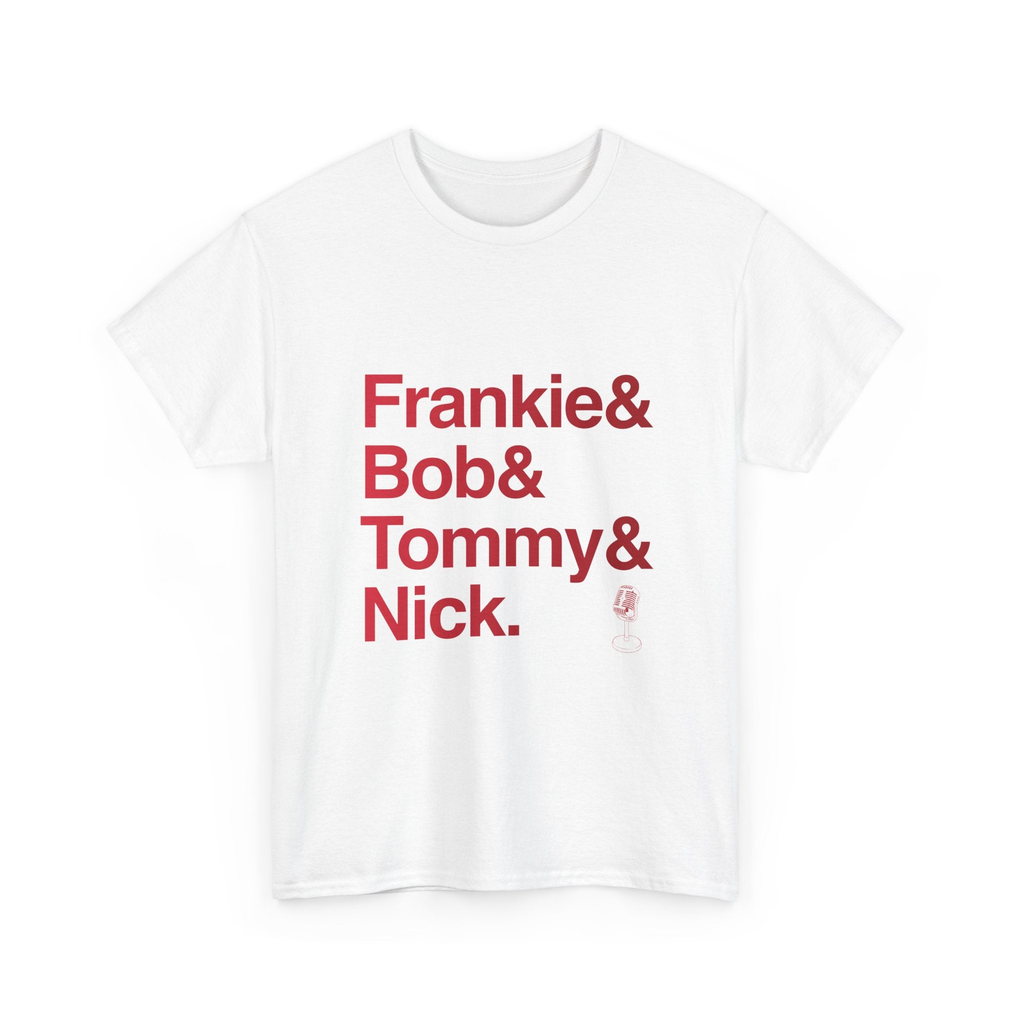 Jersey Boys T-Shirt - Frankie Valli, The Four Seasons Names List Tee | Jukebox Broadway Musical Gift, Sherry Song