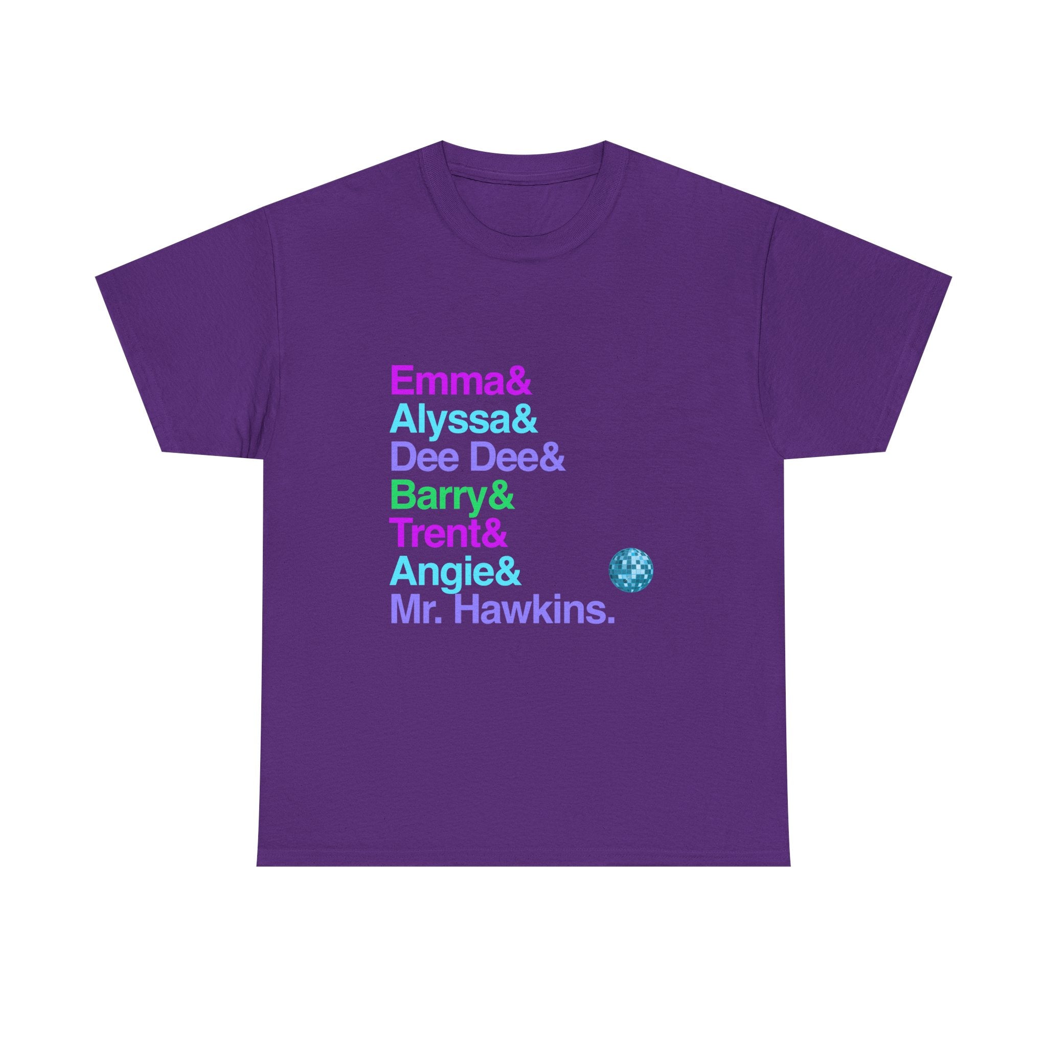 The Prom T-Shirt - Emma, Dee Dee Allen Names List Tee | Zazz Broadway Musical Gift, LGBTQ Fan Apparel